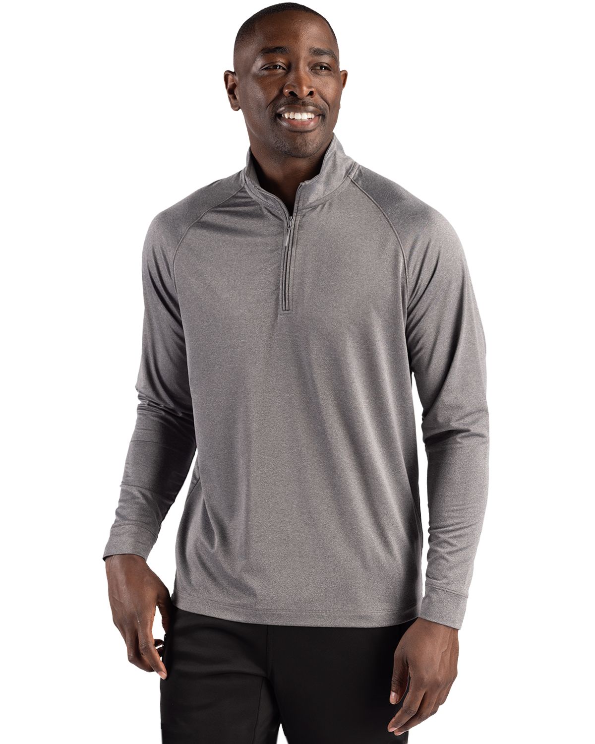Clique Dash Recycled Mens Quarter Zip Sweatshirt - MQK00120