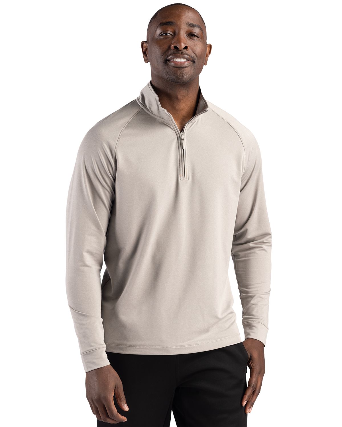 Clique Dash Recycled Mens Quarter Zip Sweatshirt - MQK00120