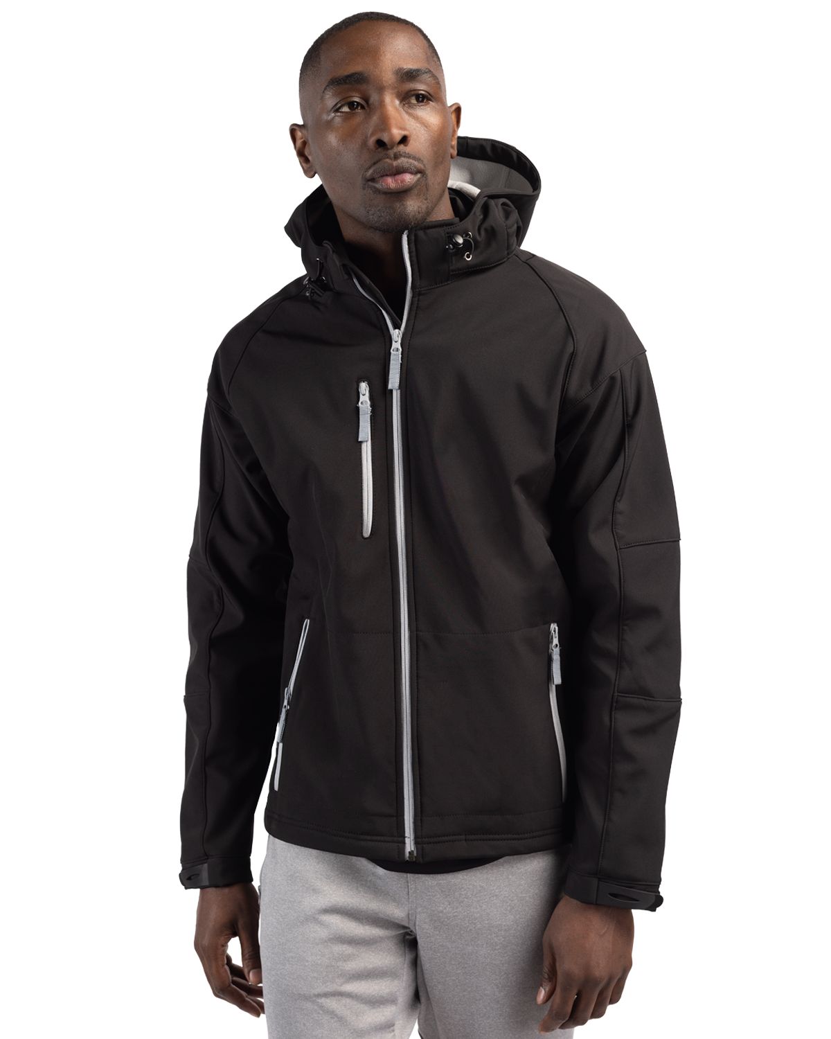 Clique Serac Stretch Softshell Mens Full Zip Jacket - MQO00022