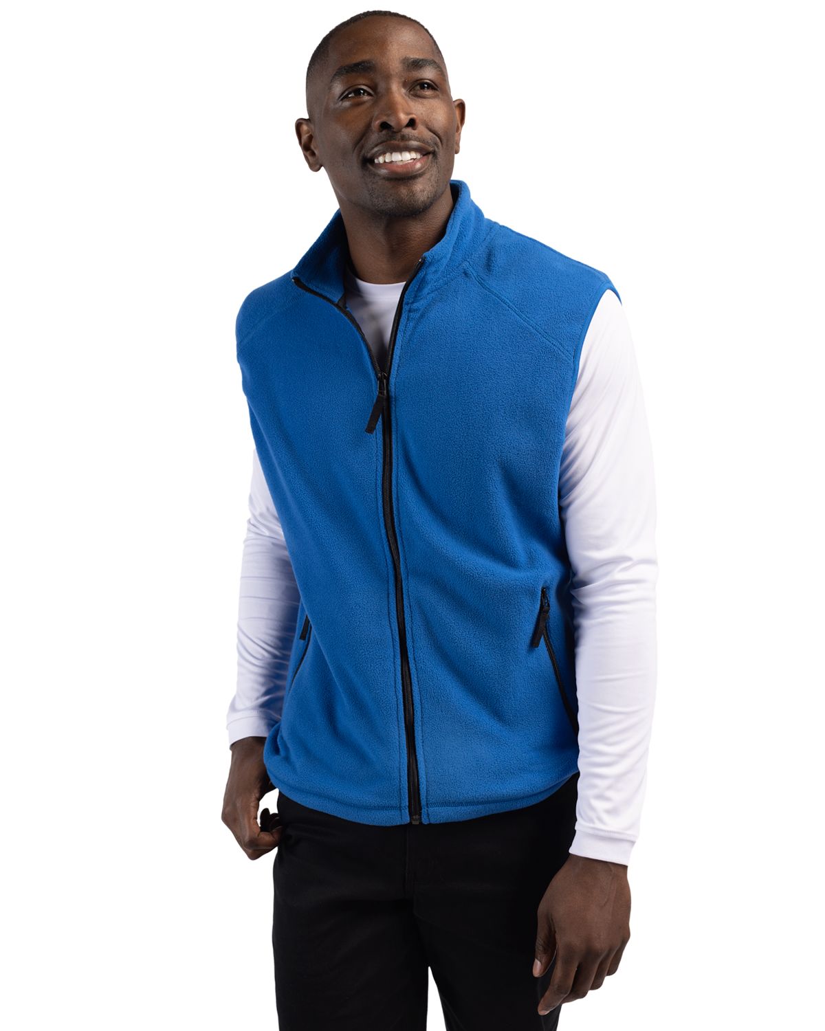 Clique Summit Performance Fleece Mens Full Zip Vest - MQO00026