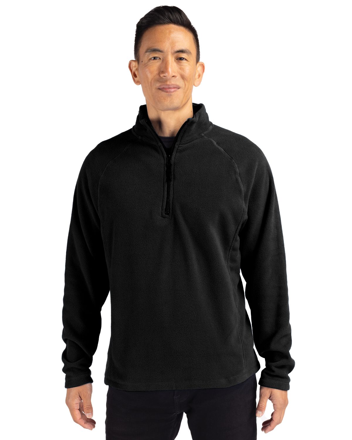 Clique Summit Performance Fleece Mens Half Zip Jacket - MQO00027