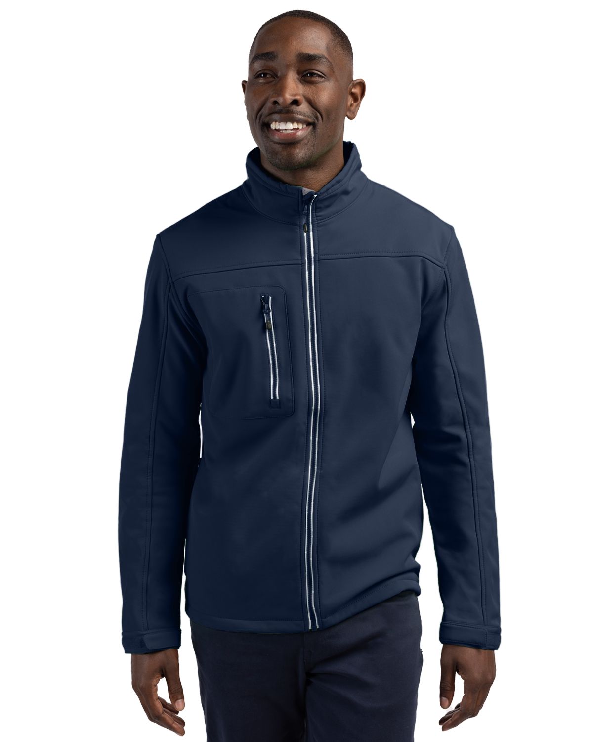 Clique Telemark Recycled Stretch Softshell Mens Full Zip Jacket - MQO00055