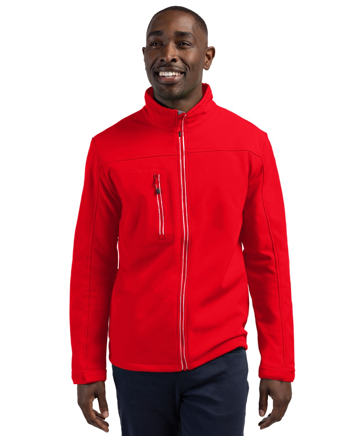 Clique Telemark Recycled Stretch Softshell Mens Full Zip Jacket - MQO00055