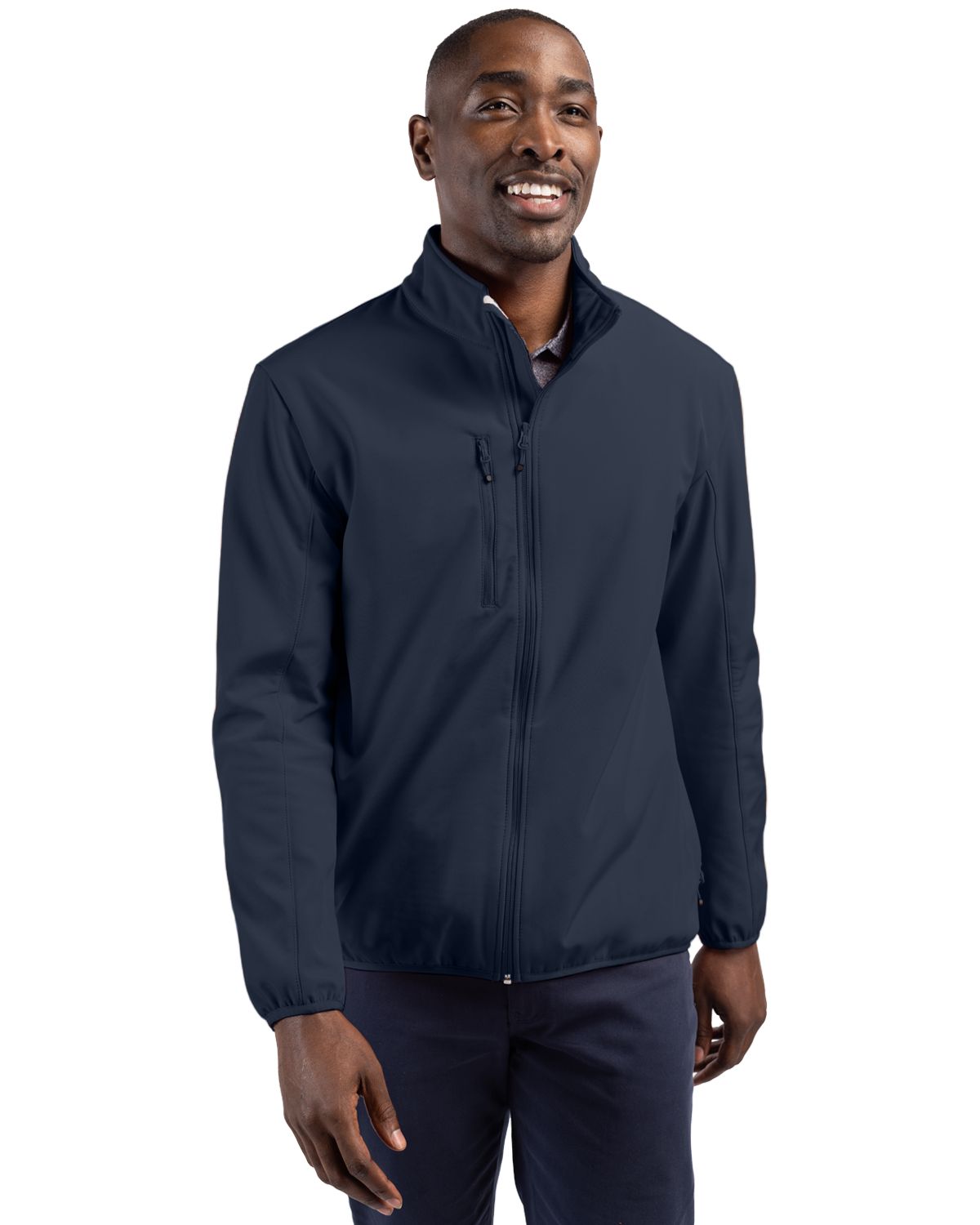 Clique Trail Recycled Stretch Softshell Mens Full Zip Jacket - MQO00065