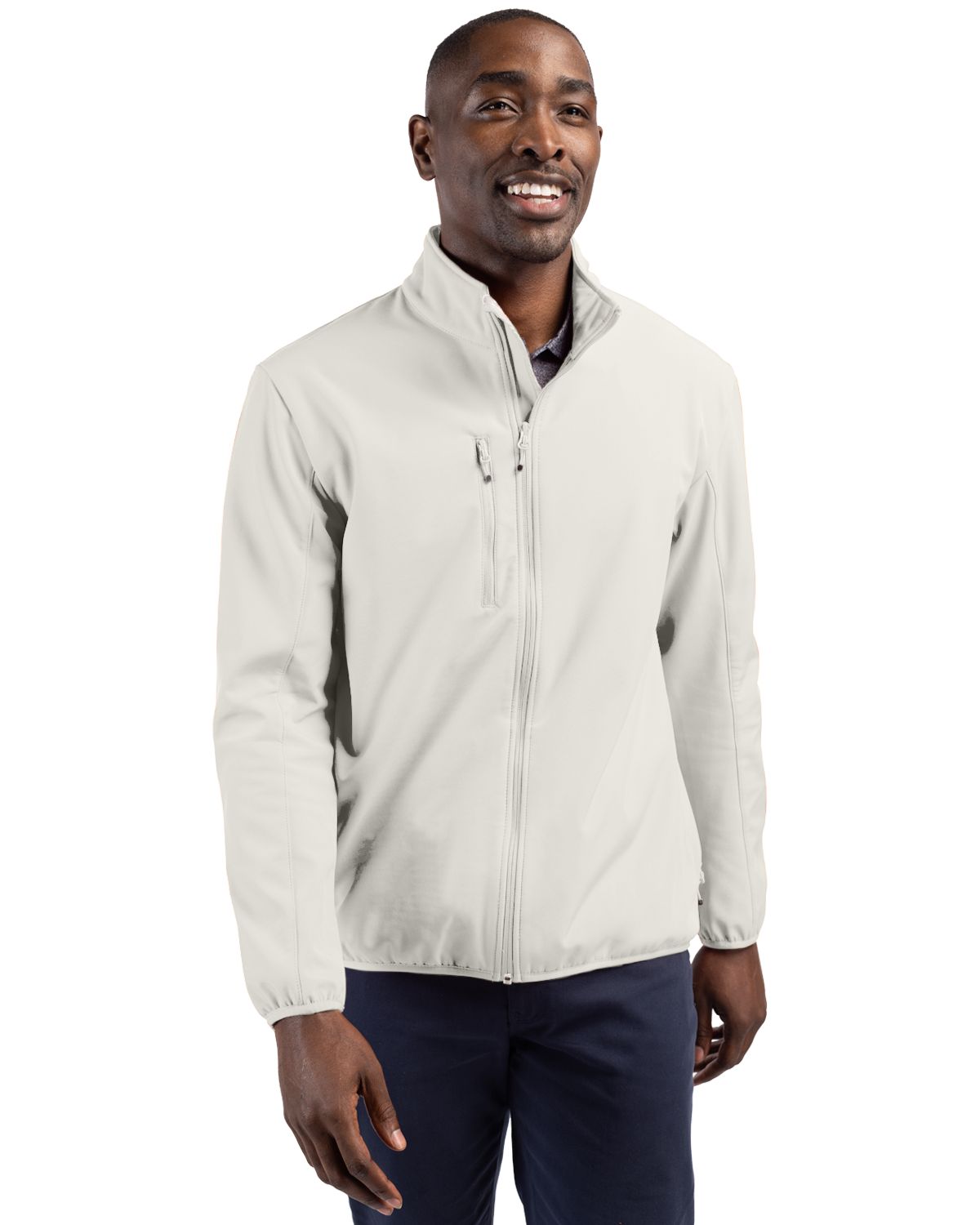 Clique Trail Recycled Stretch Softshell Mens Full Zip Jacket - MQO00065