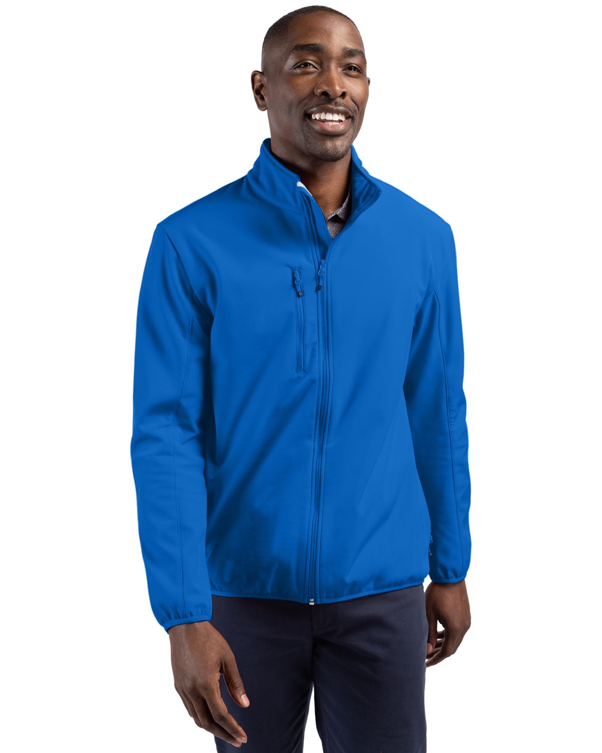 Clique Trail Recycled Stretch Softshell Mens Full Zip Jacket - MQO00065