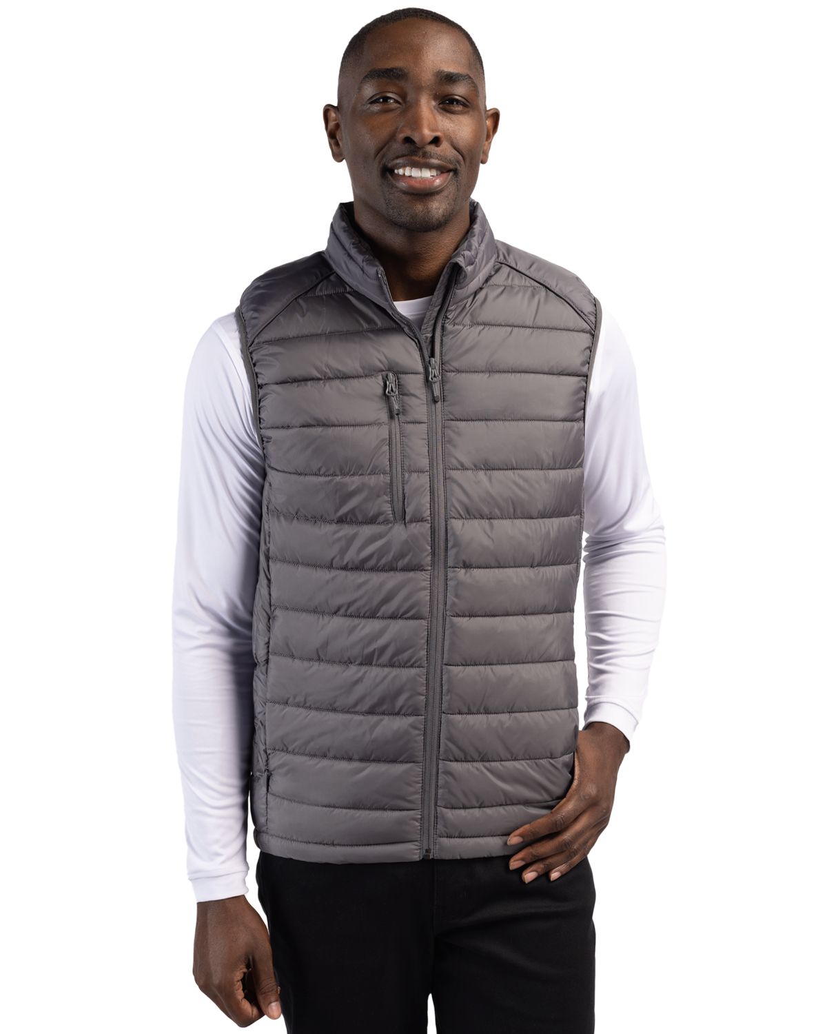 Clique Hudson Insulated Puffer Mens Full Zip Vest - MQO00069