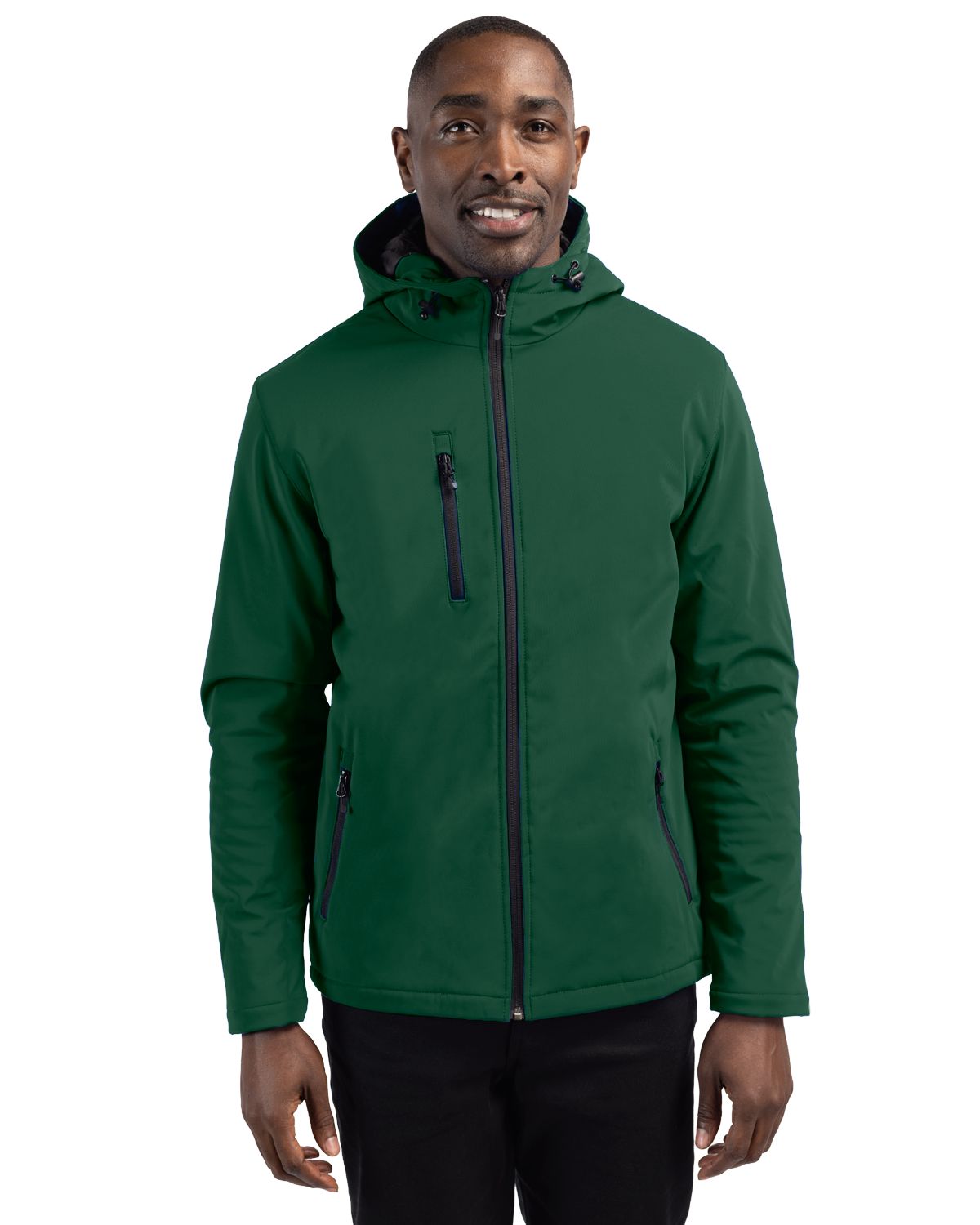 Clique Equinox Insulated Softshell Mens Full Zip Hooded Jacket - MQO00073