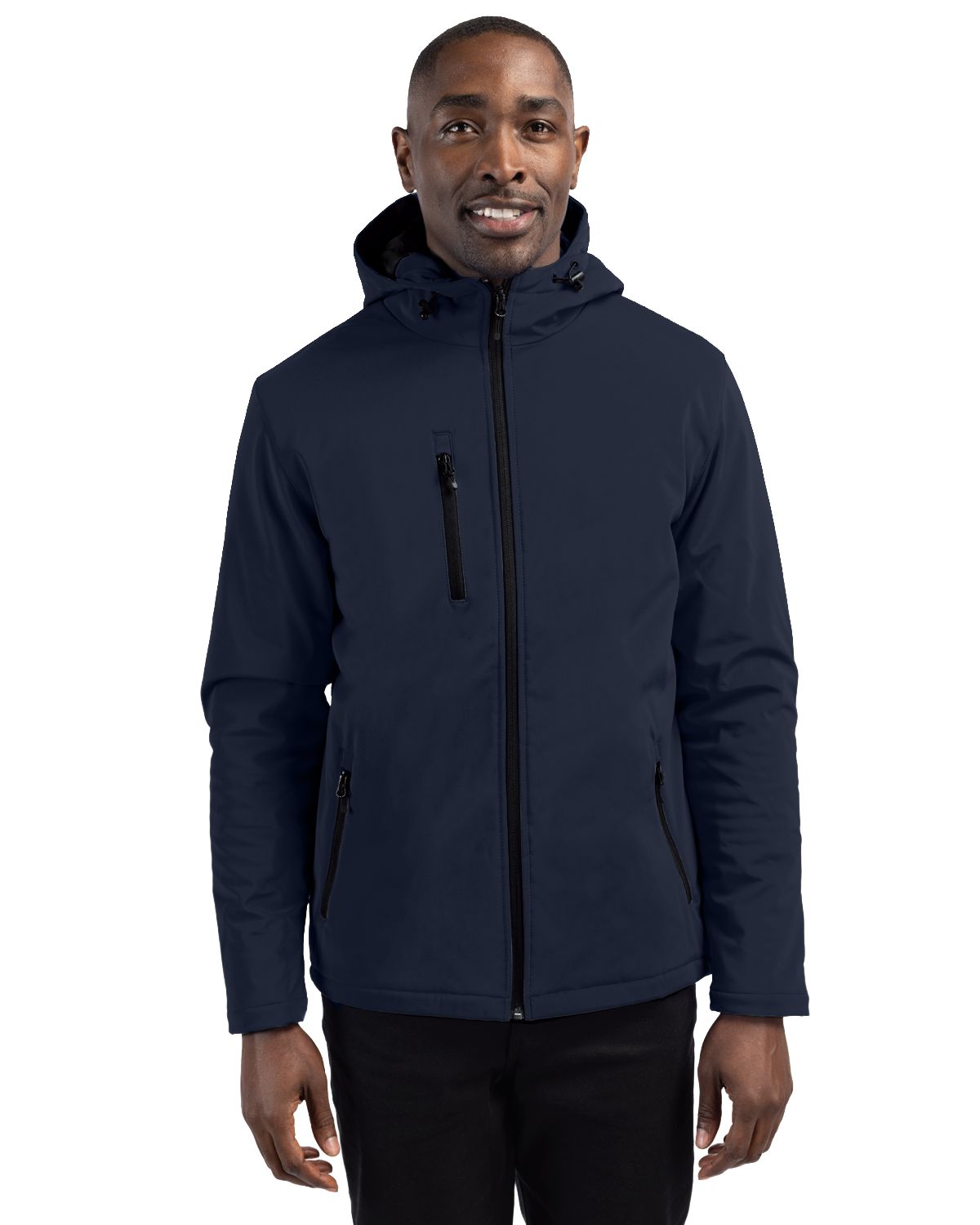 Clique Equinox Insulated Softshell Mens Full Zip Hooded Jacket - MQO00073