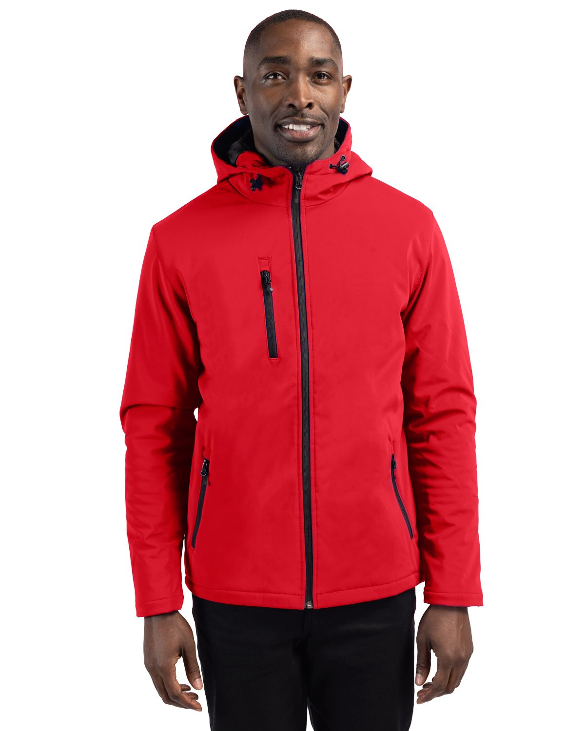 Clique Equinox Insulated Softshell Mens Full Zip Hooded Jacket - MQO00073