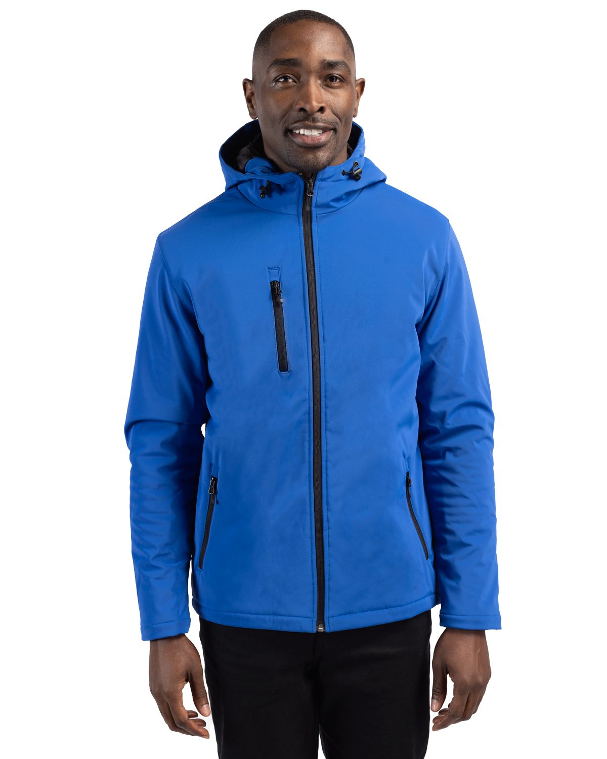 Clique Equinox Insulated Softshell Mens Full Zip Hooded Jacket - MQO00073