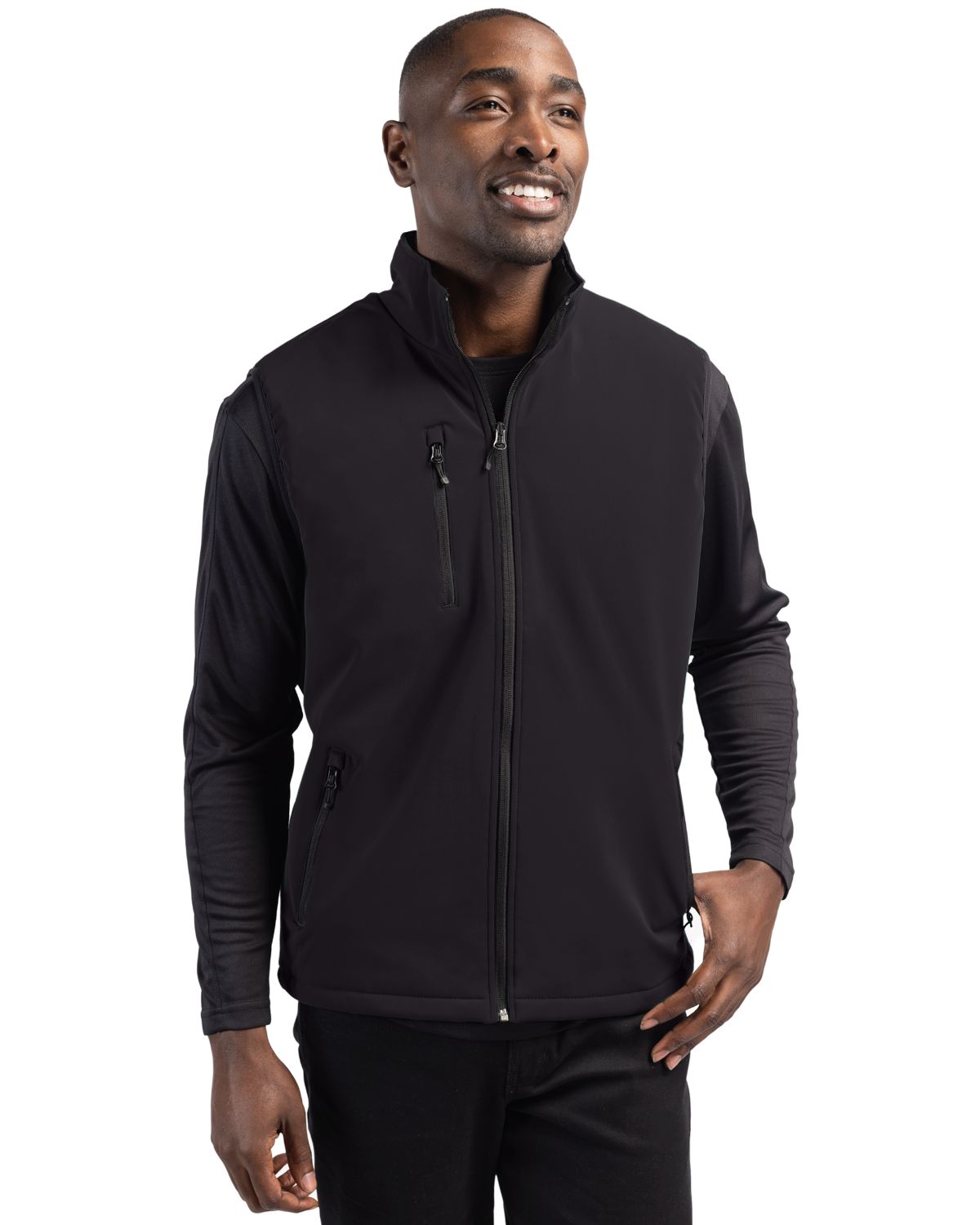 Clique Equinox Insulated Softshell Mens Full Zip Vest - MQO00074