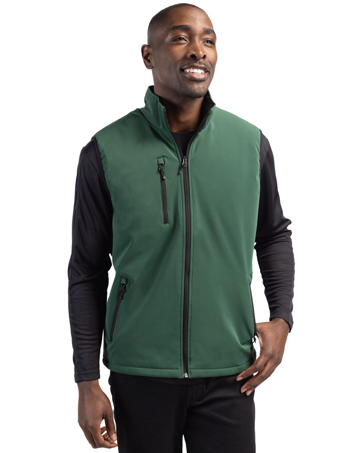 Clique Equinox Insulated Softshell Mens Full Zip Vest - MQO00074