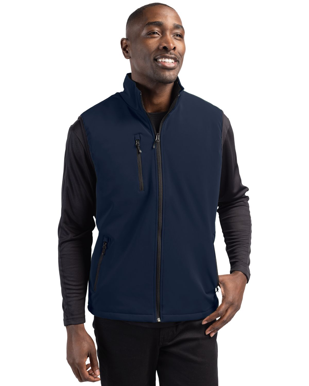 Clique Equinox Insulated Softshell Mens Full Zip Vest - MQO00074