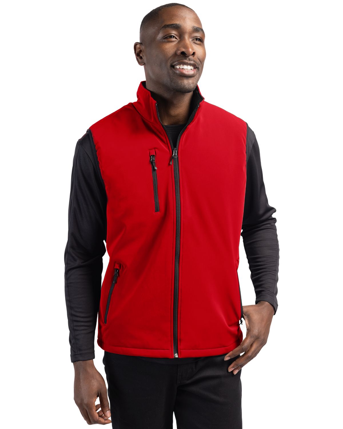 Clique Equinox Insulated Softshell Mens Full Zip Vest - MQO00074