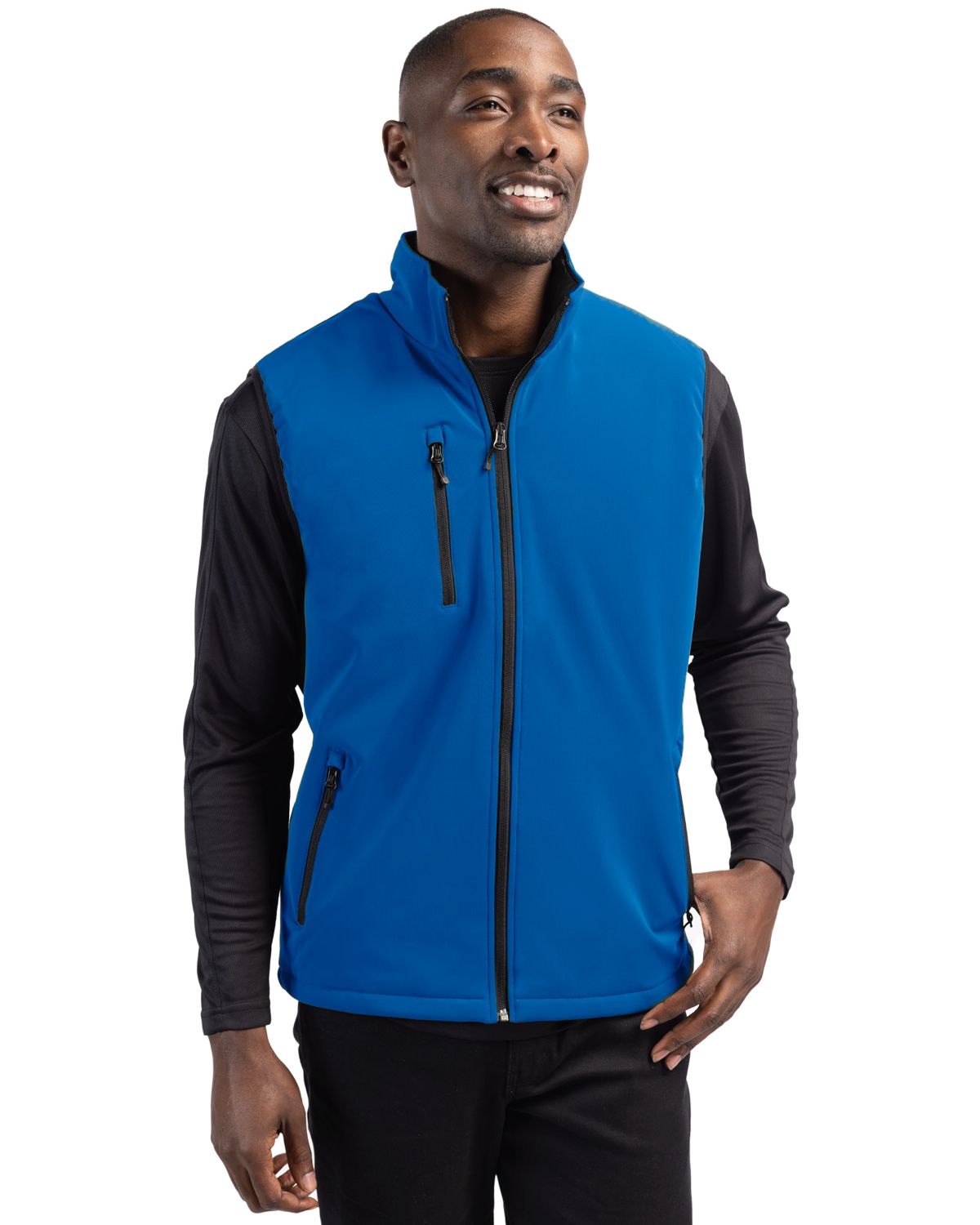 Clique Equinox Insulated Softshell Mens Full Zip Vest - MQO00074