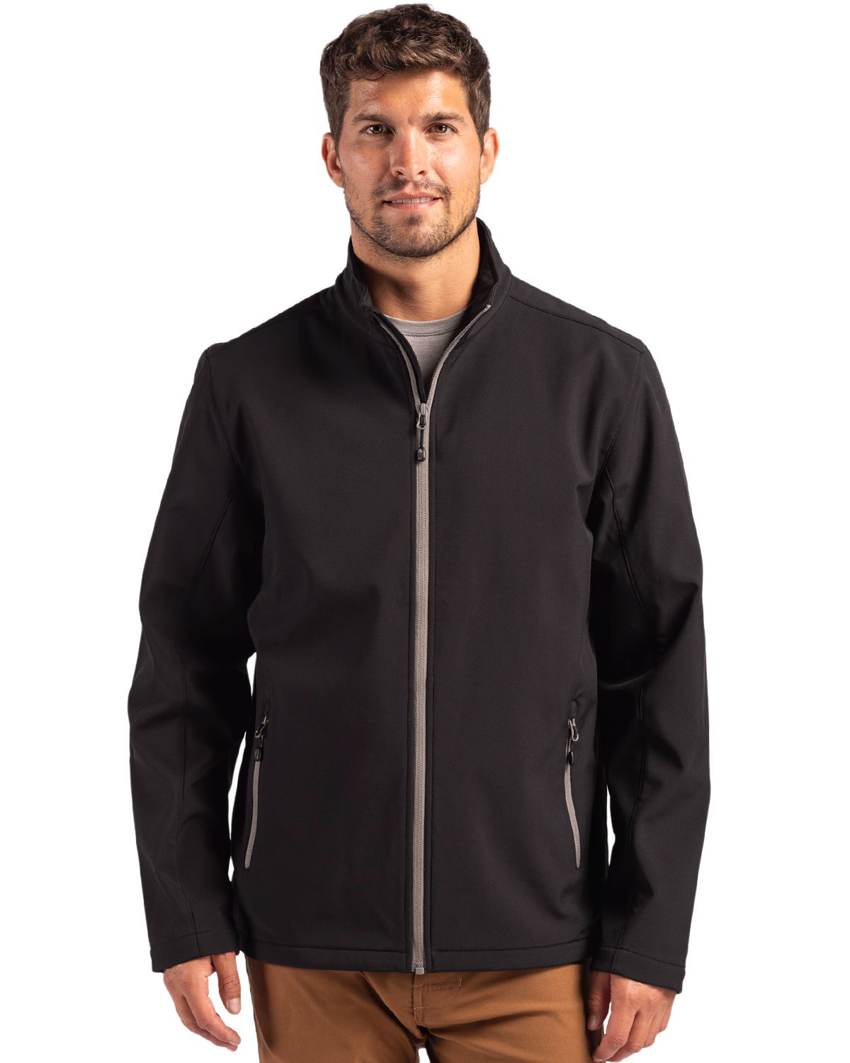 Clique Tempo Recycled Stretch Softshell Mens Full Zip Jacket - MQO00077