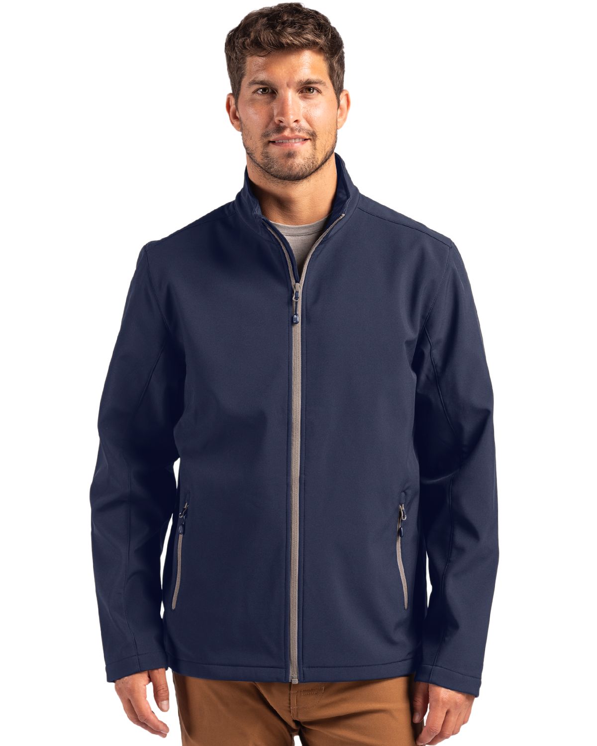 Clique Tempo Recycled Stretch Softshell Mens Full Zip Jacket - MQO00077