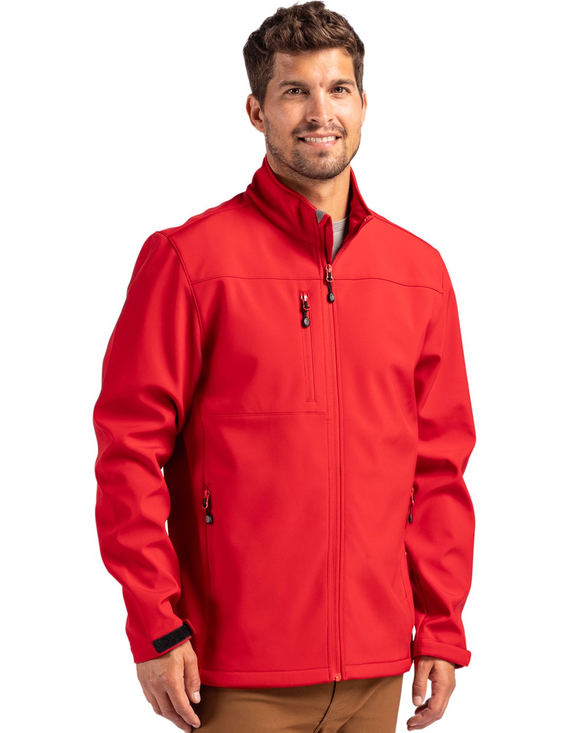 Clique Tempest Recycled Waterproof Stretch Softshell Mens Full Zip Jacket - MQO00078