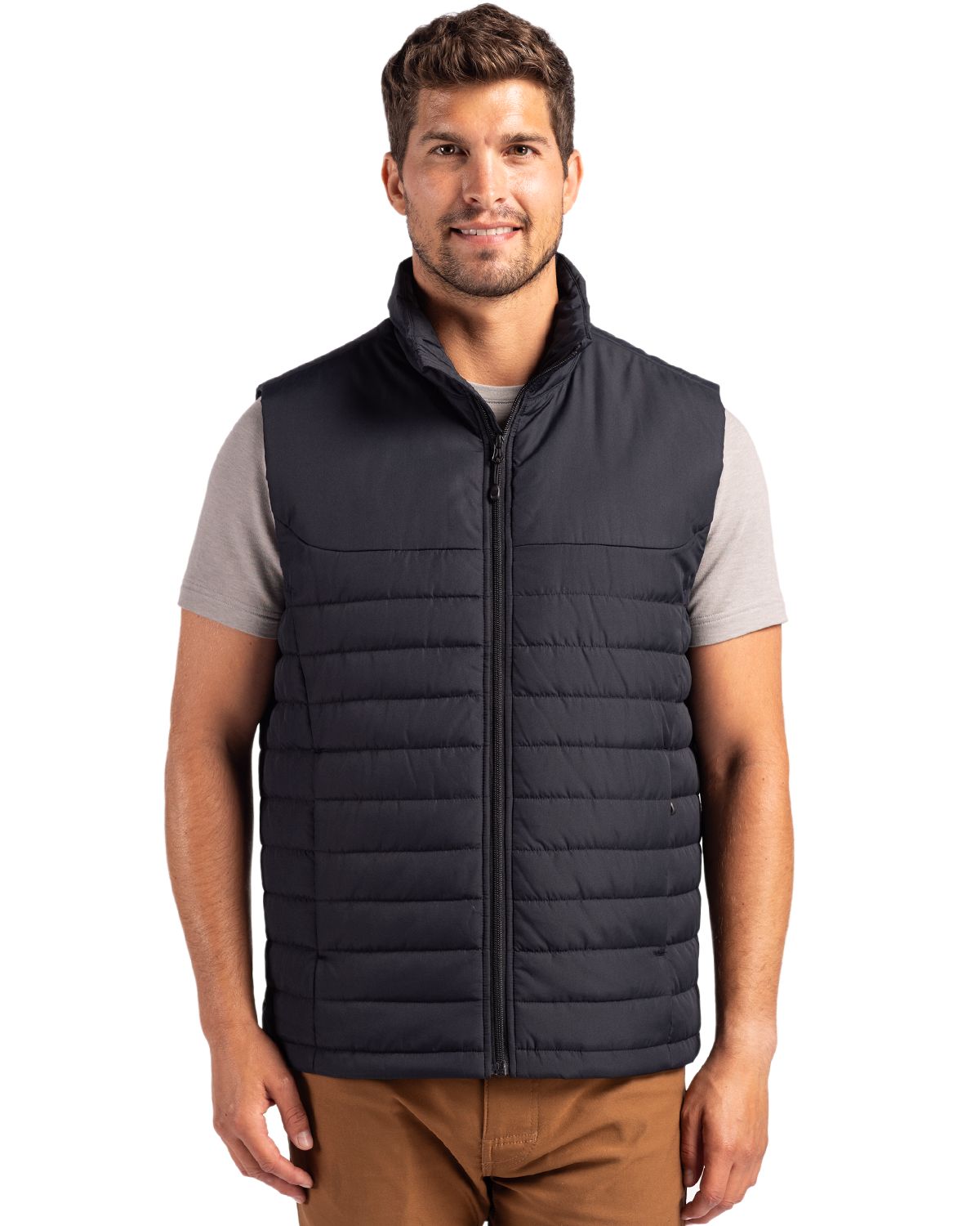Clique Elevation Recycled Insulated Puffer Mens Full Zip Vest - MQO00080