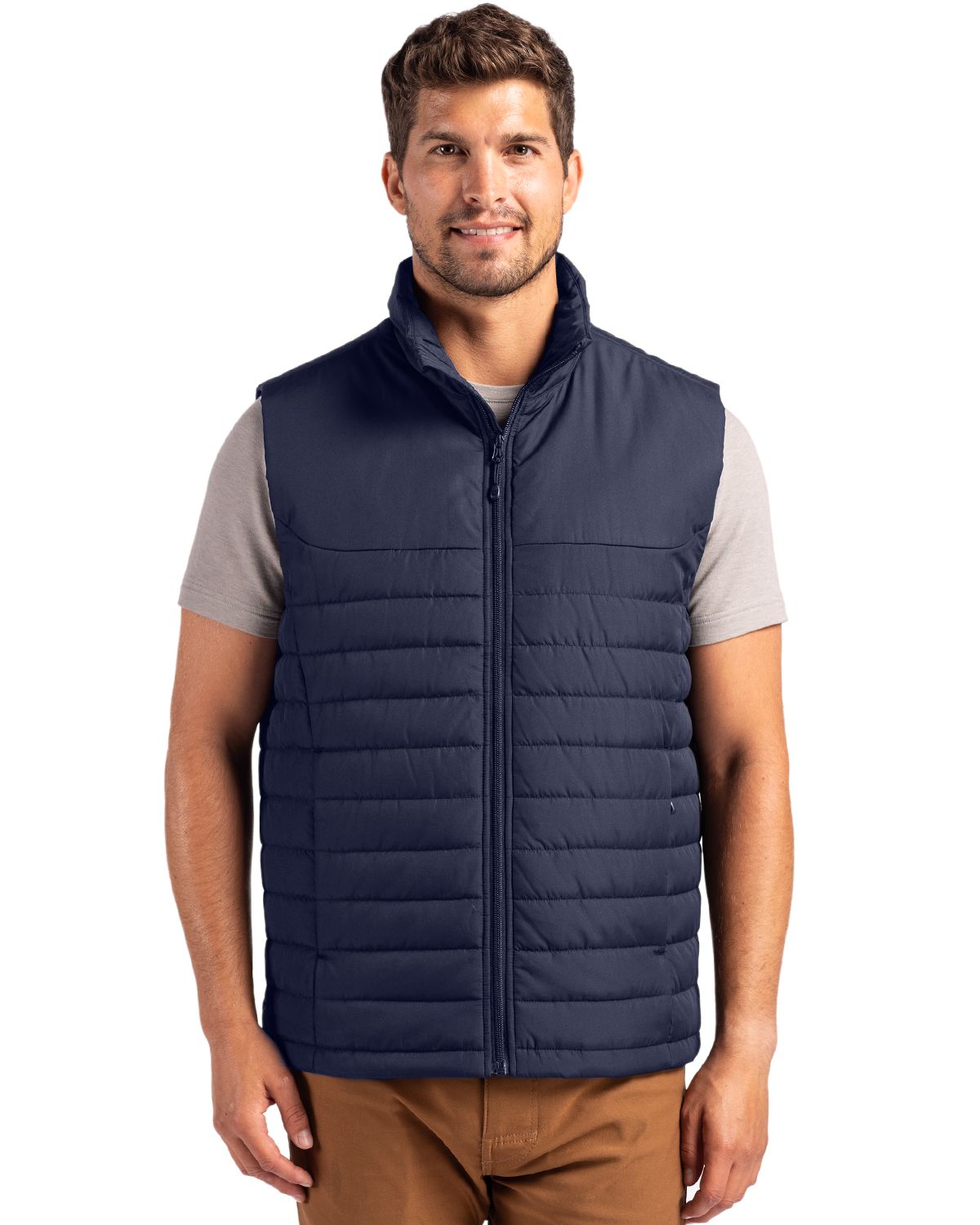 Clique Elevation Recycled Insulated Puffer Mens Full Zip Vest - MQO00080