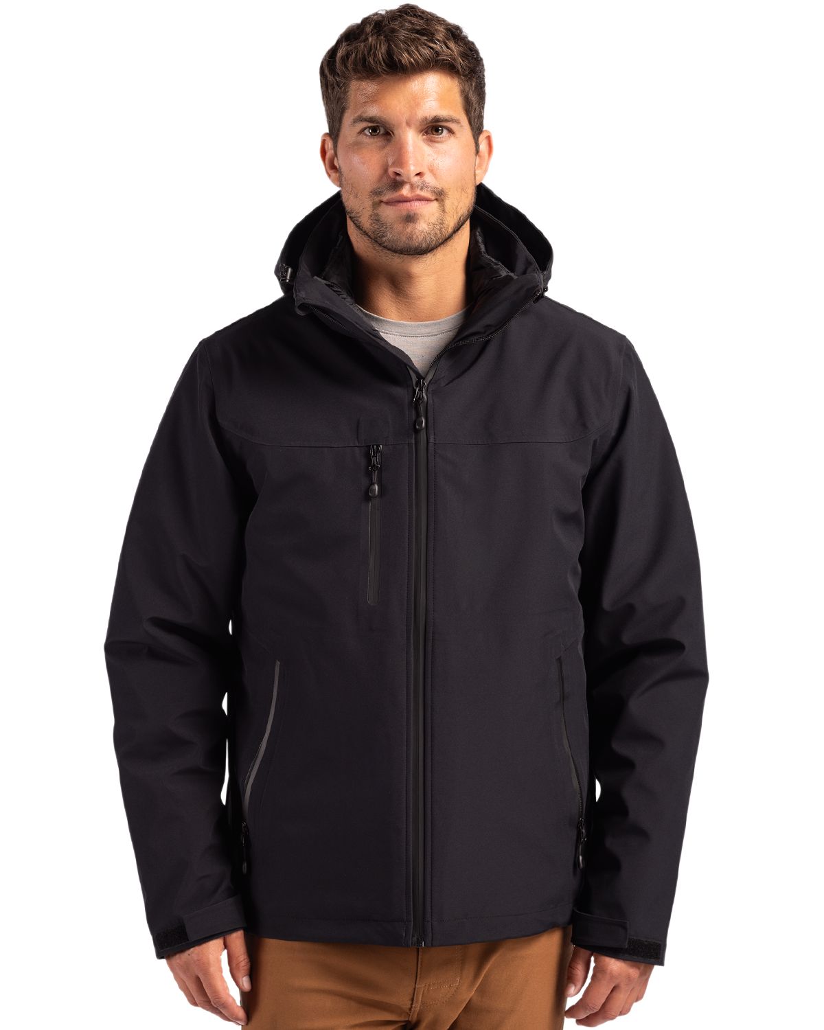 Clique Cornice Recycled 3-in-1 Waterproof System Mens Full Zip Parka - MQO00083