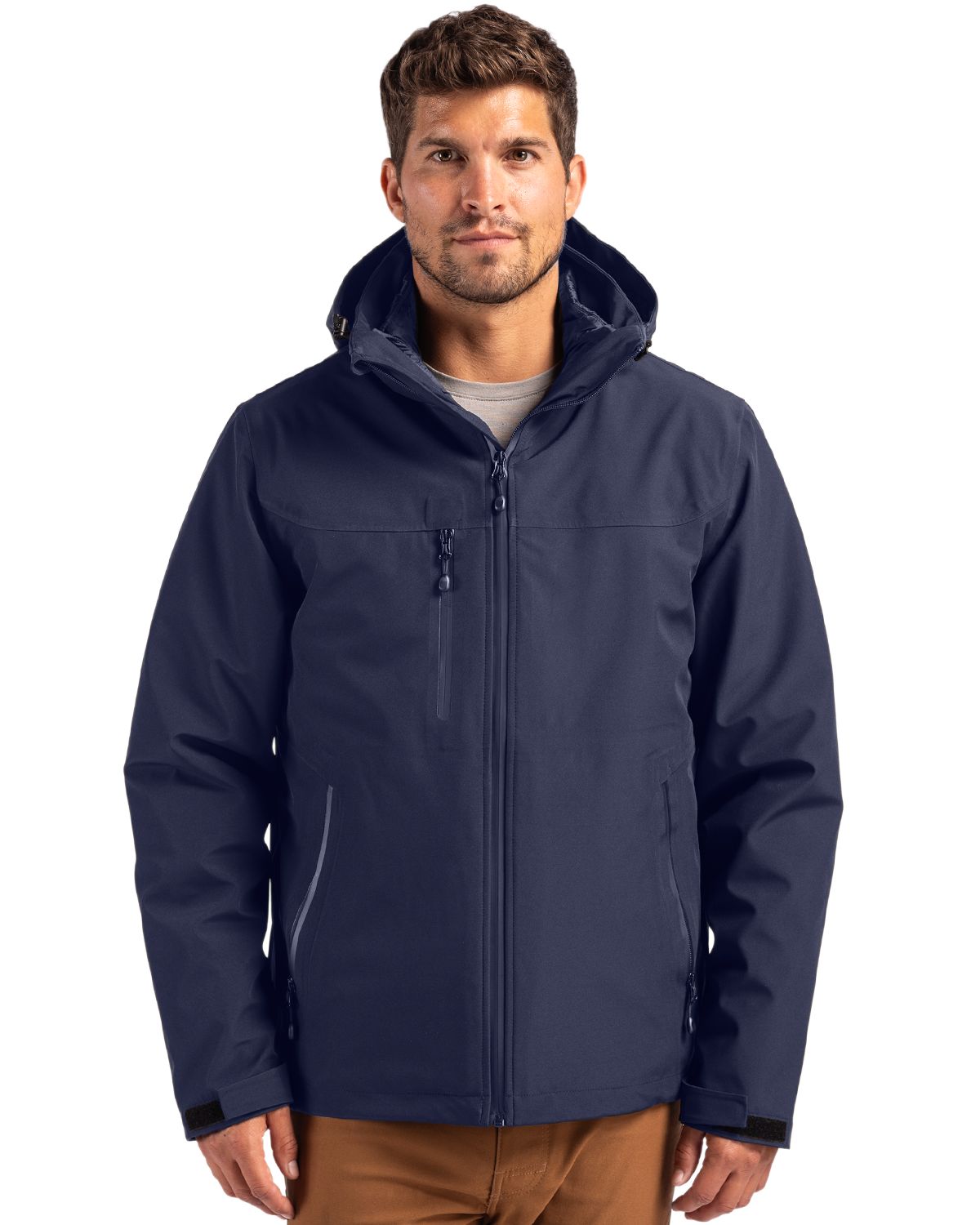 Clique Cornice Recycled 3-in-1 Waterproof System Mens Full Zip Parka - MQO00083