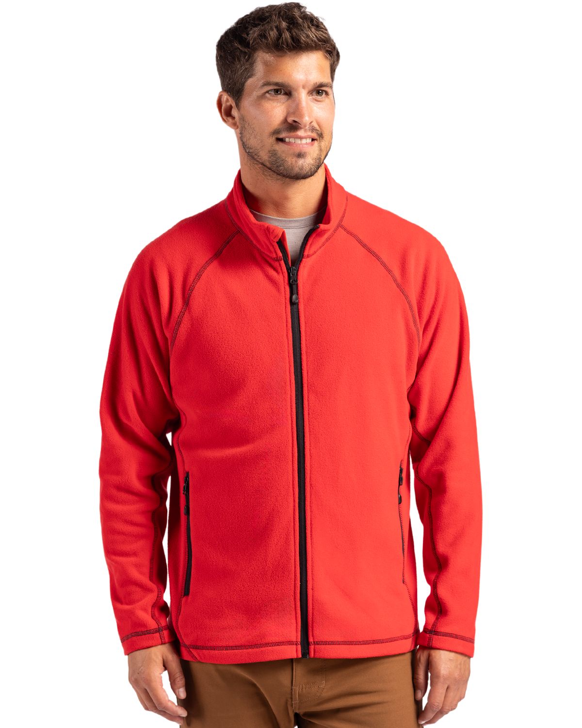 Clique Powder Recycled Fleece Mens Full Zip Jacket - MQO00084