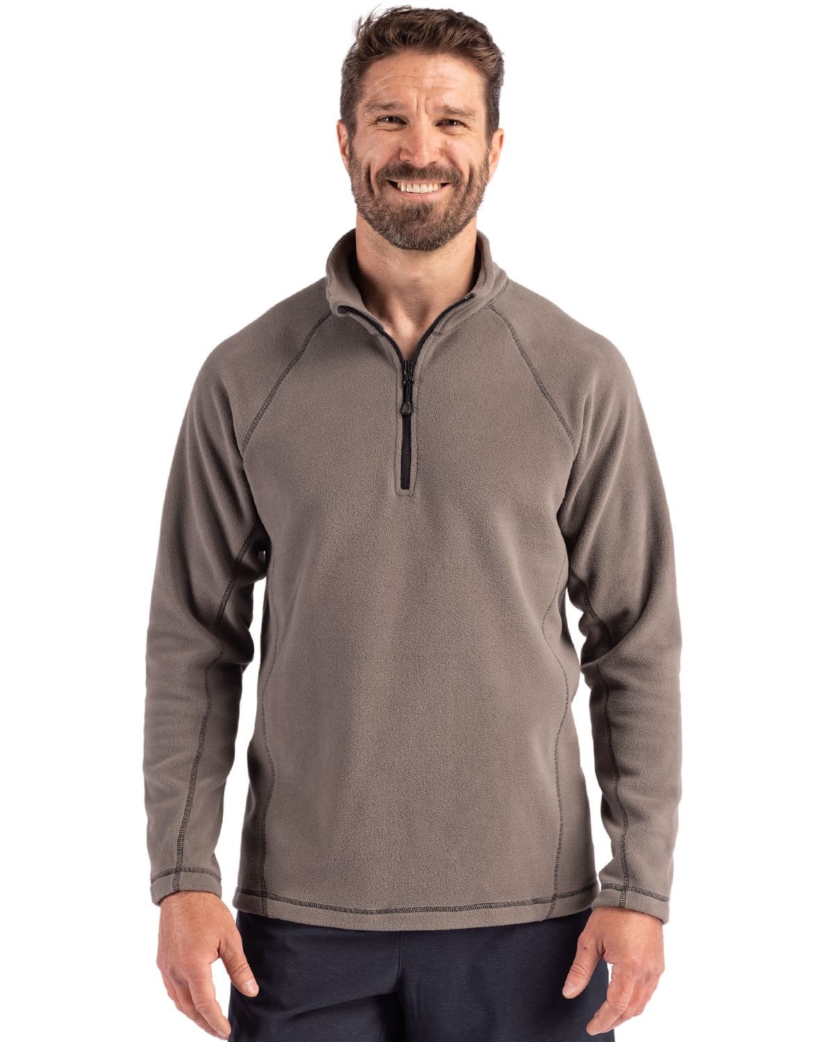 Clique Powder Recycled Fleece Mens Quarter Zip Jacket - MQO00087