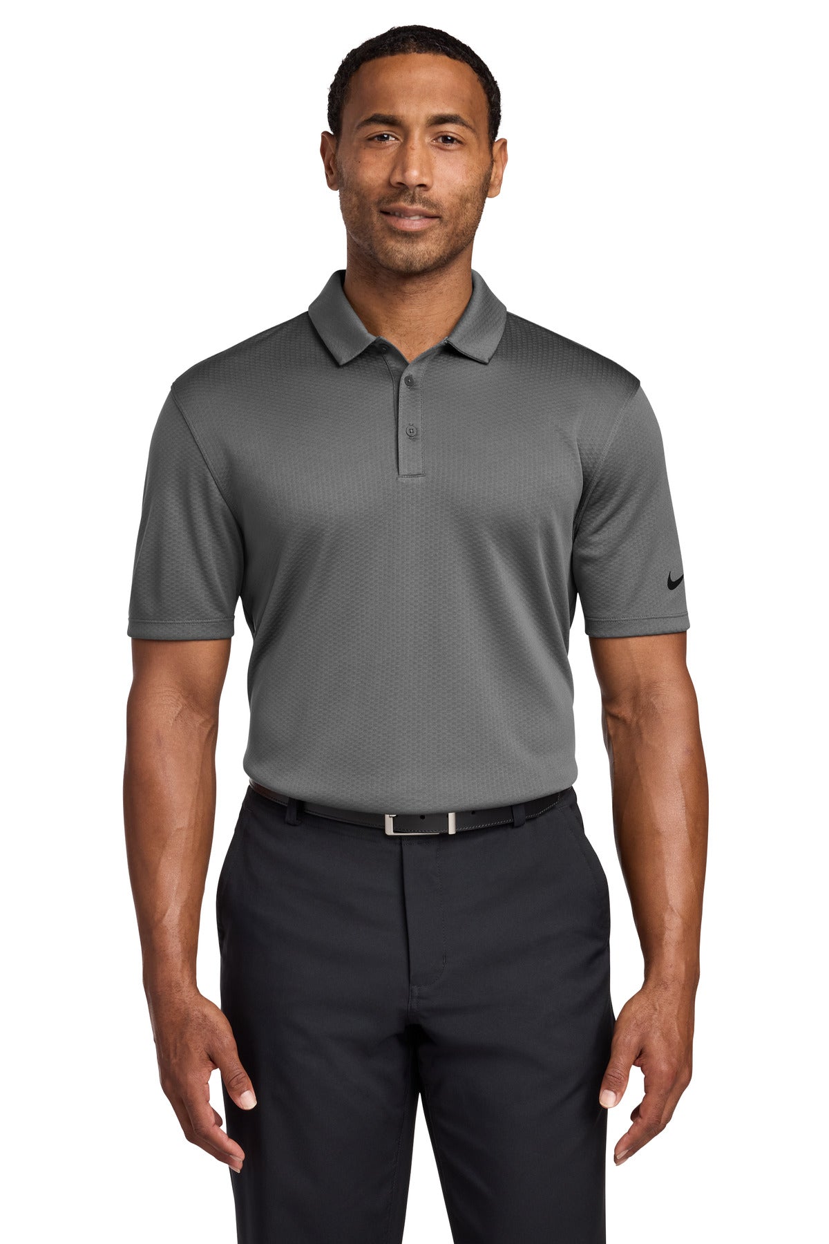 Nike Dri-FIT Hex Textured Polo. NKAH6266