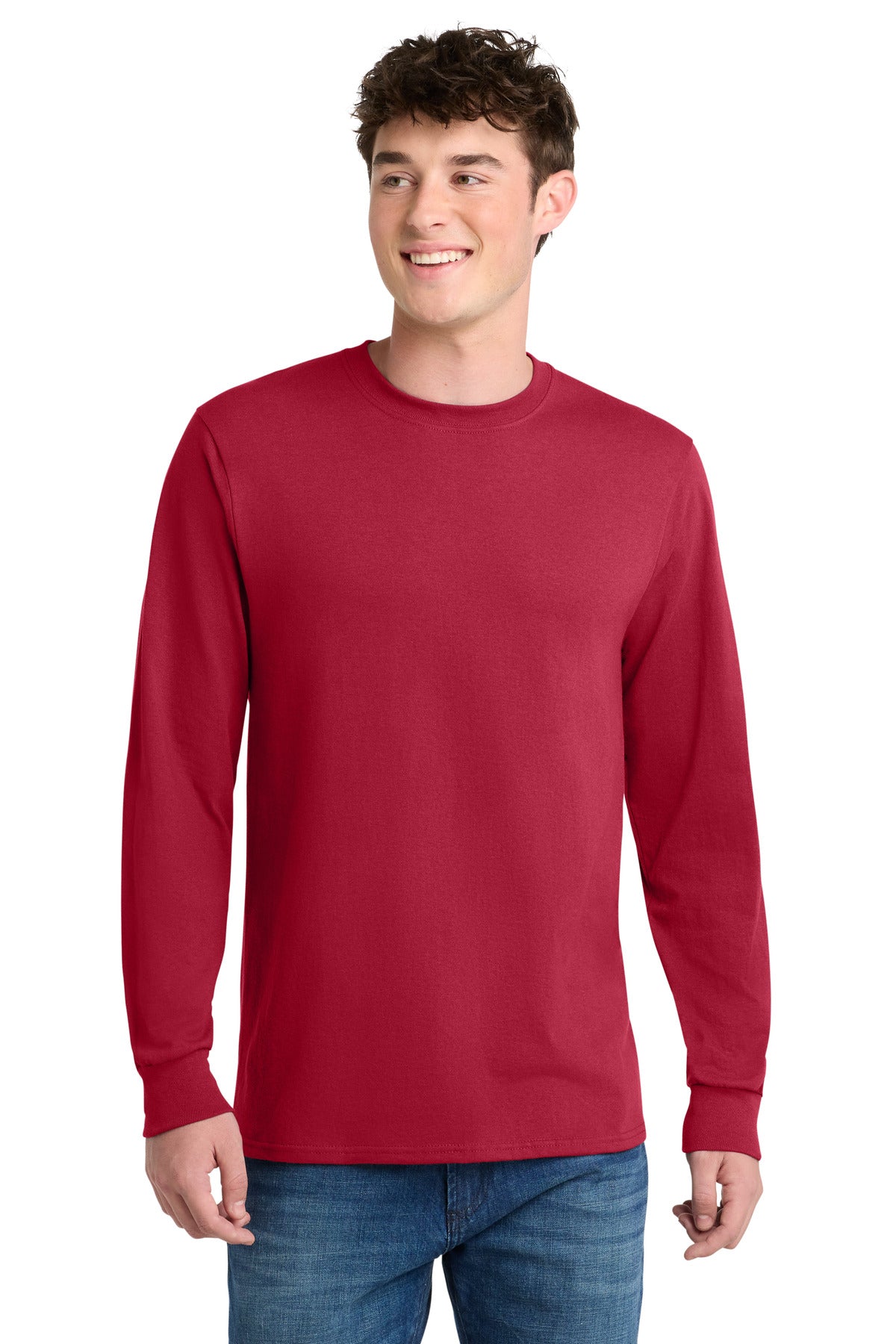Port & Co ®  Tall Long Sleeve Core Blend Tee. PC55LST