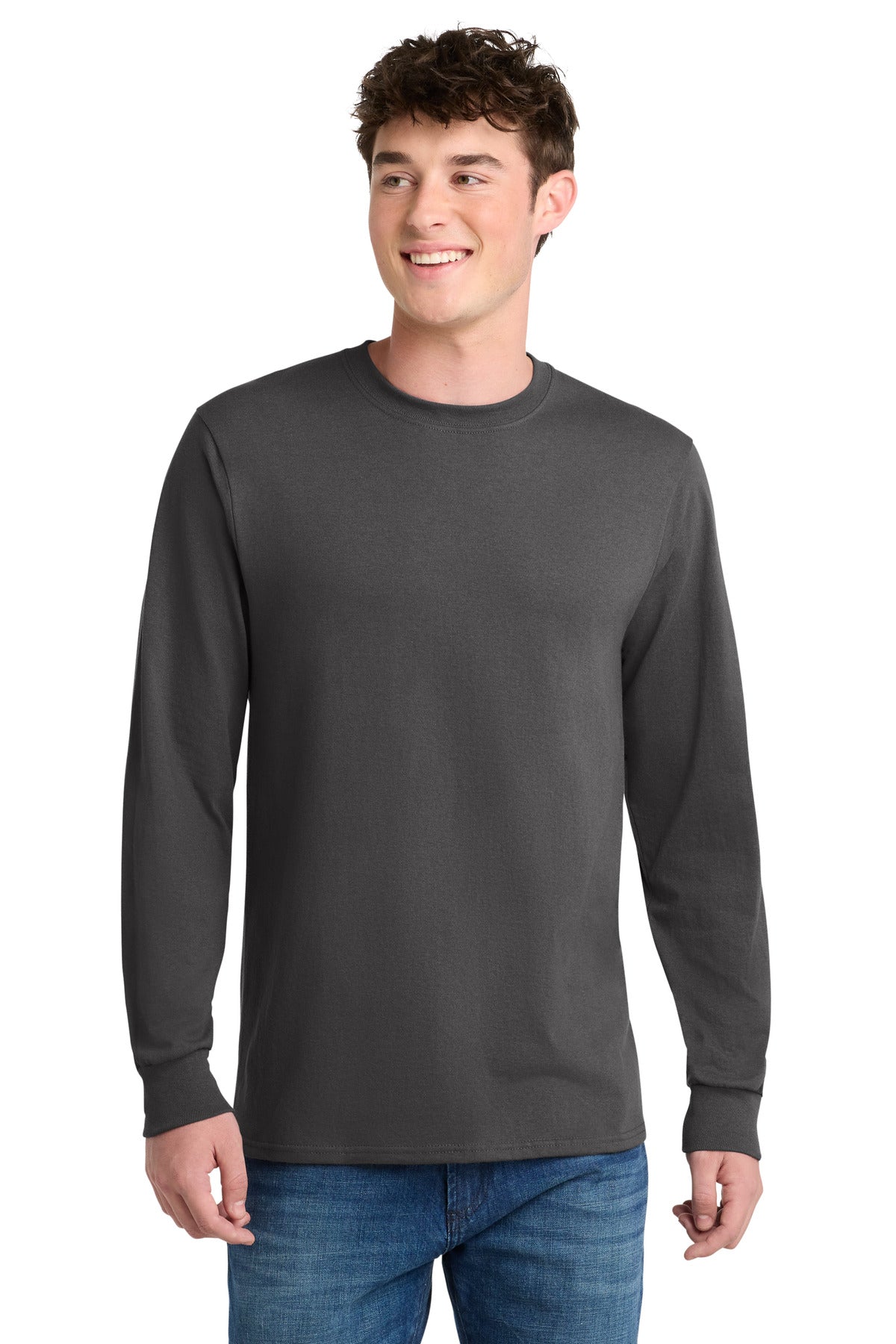 Port & Co ®  Tall Long Sleeve Core Blend Tee. PC55LST