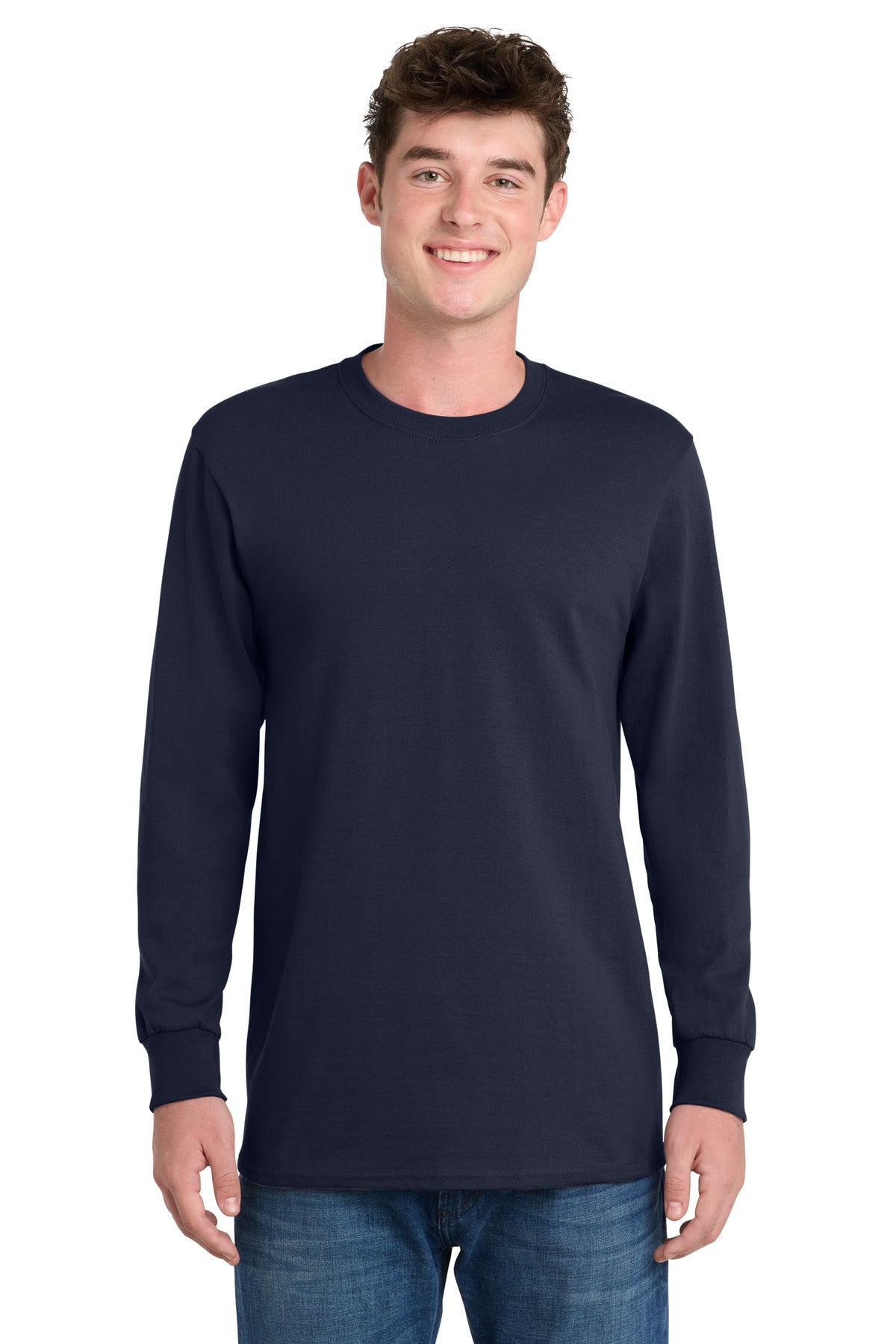 Port & Co ®  Tall Long Sleeve Essential Tee. PC61LST