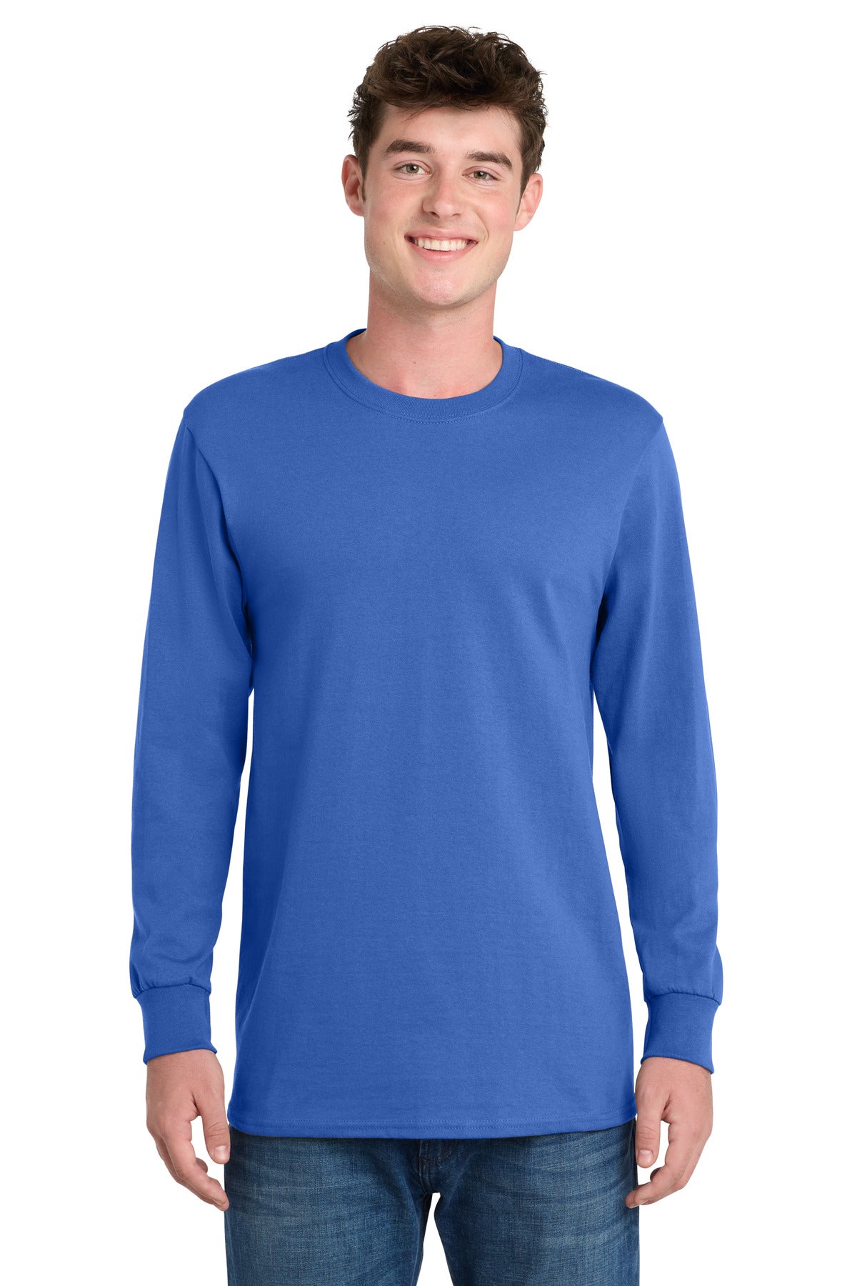 Port & Co ®  Tall Long Sleeve Essential Tee. PC61LST