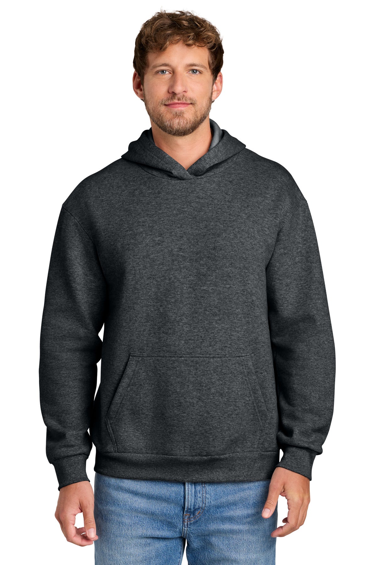 Port & Co ®  Easy Fleece Pullover Hooded Sweatshirt PC68H