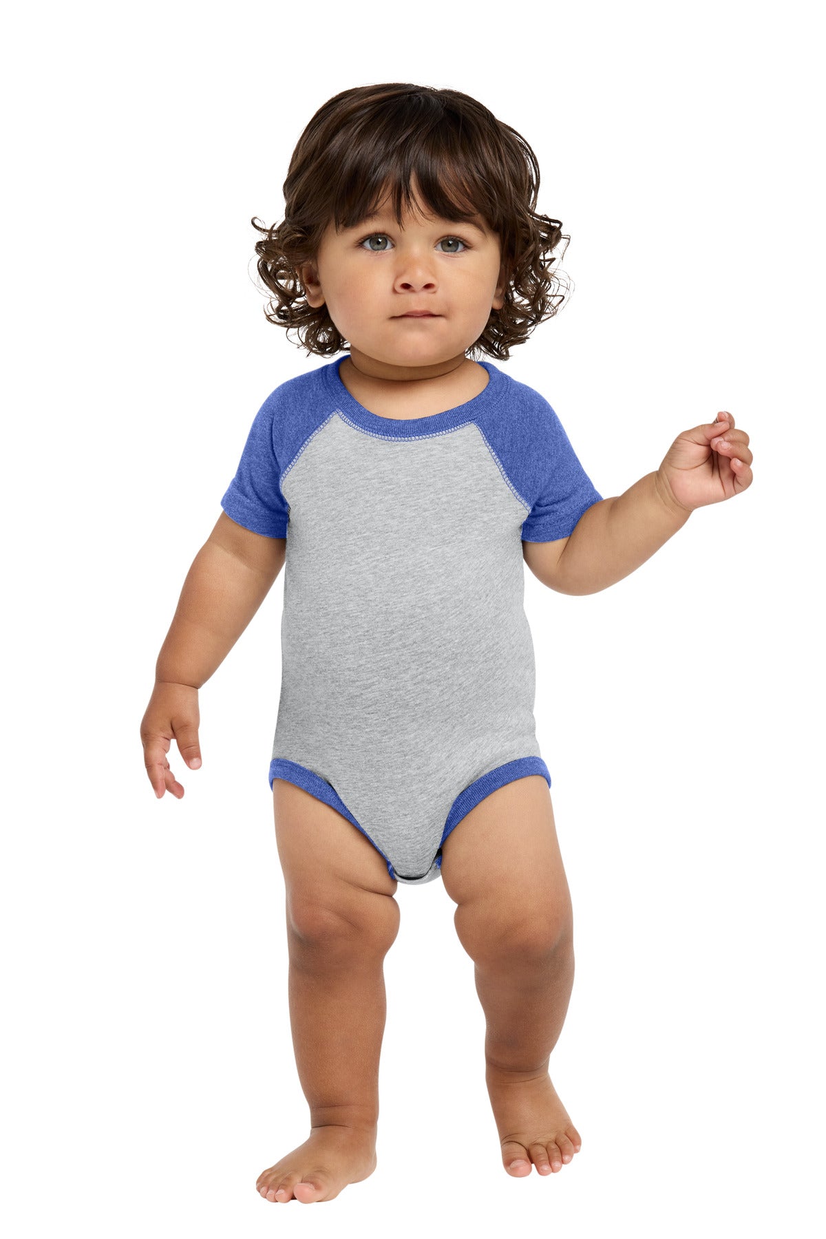 Rabbit Skins ™  Infant Baseball Fine Jersey Bodysuit. RS4430