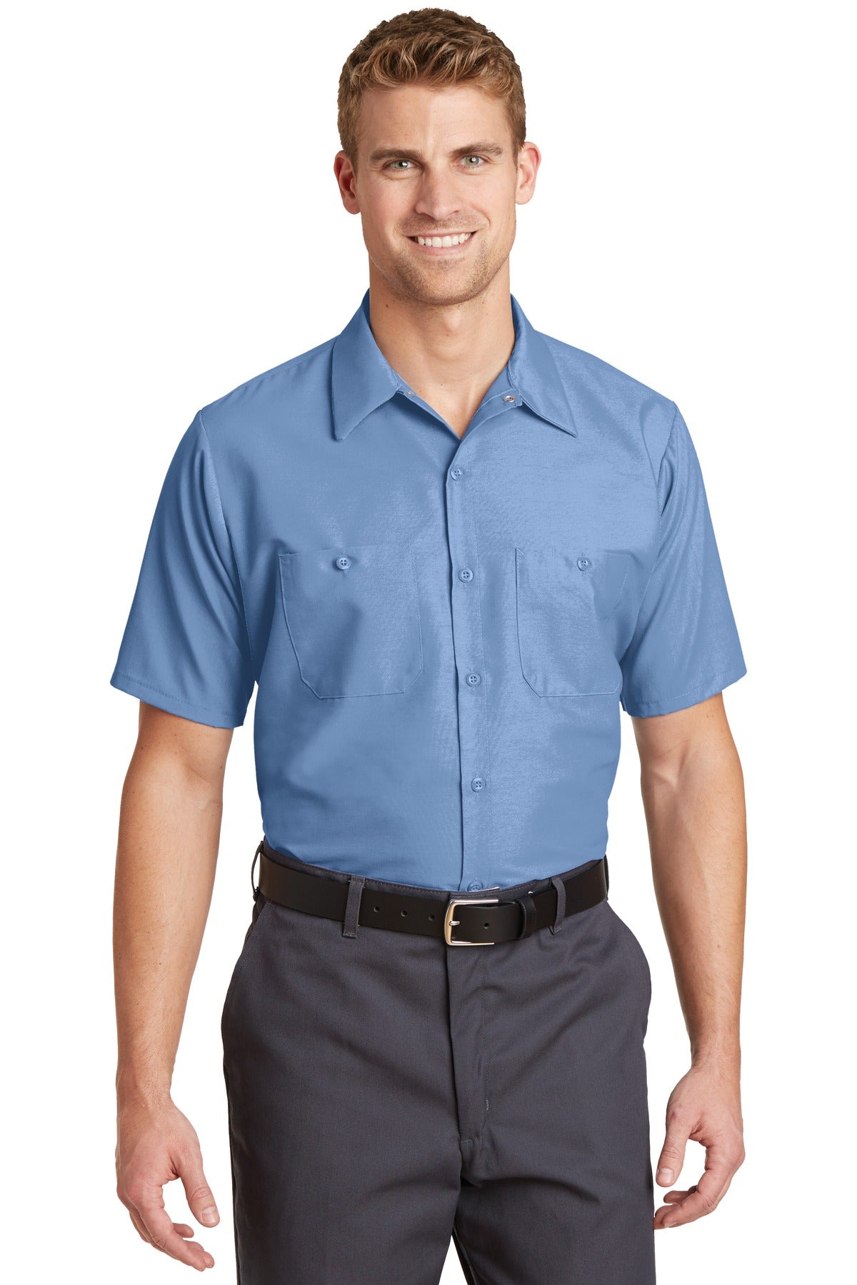 Red Kap ®  Short Sleeve Industrial Work Shirt.  SP24