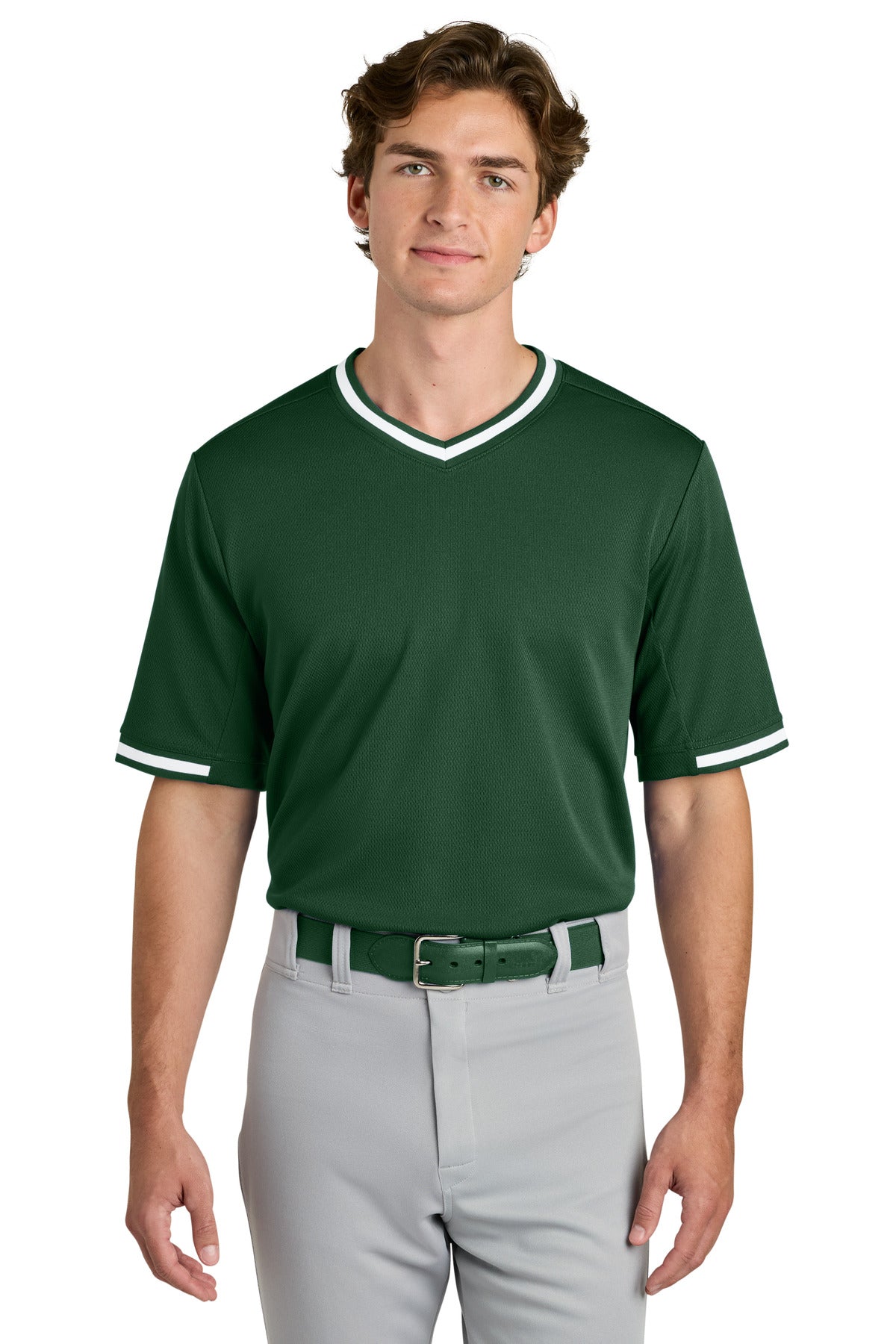 Sport-Tek ®  Tough Mesh V-Neck Baseball Jersey ST221
