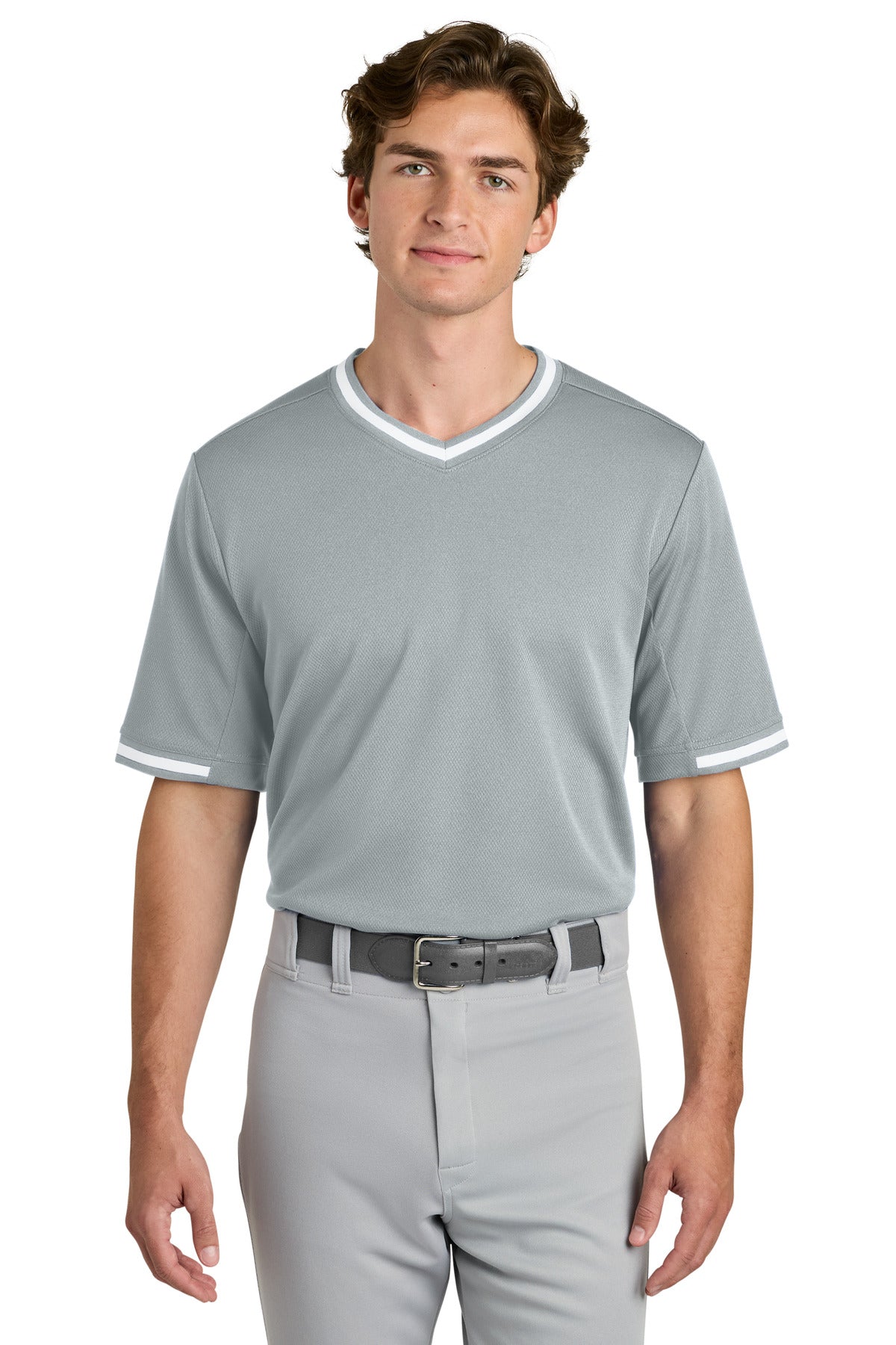 Sport-Tek ®  Tough Mesh V-Neck Baseball Jersey ST221