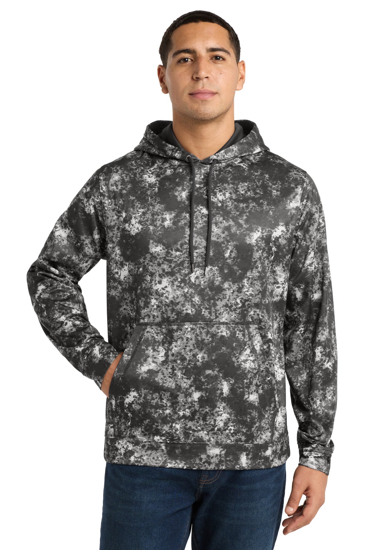 Sport-Tek ®  Sport-Wick ®  Mineral Freeze Fleece Hooded Pullover. ST230