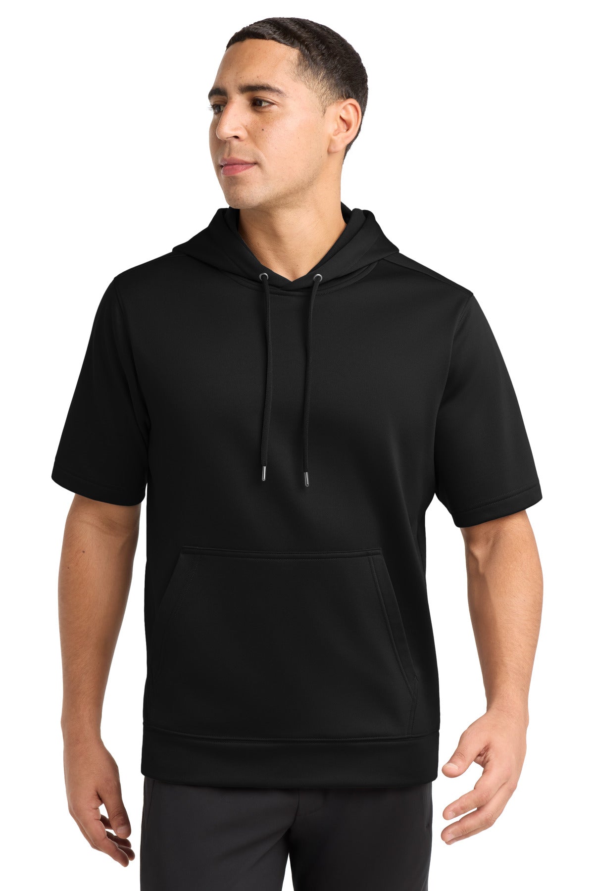 Sport-Tek  ®  Sport-Wick  ®  Fleece Short Sleeve Hooded Pullover. ST251