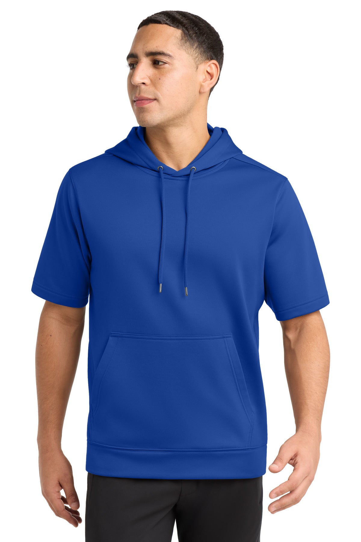 Sport-Tek  ®  Sport-Wick  ®  Fleece Short Sleeve Hooded Pullover. ST251