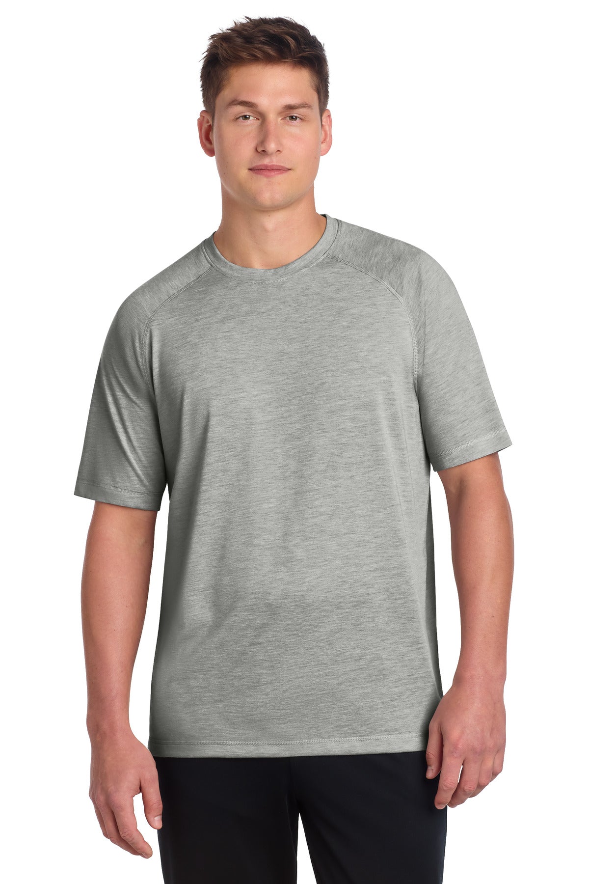 Sport-Tek  ®  PosiCharge  ®  Tri-Blend Wicking Raglan Tee. ST400