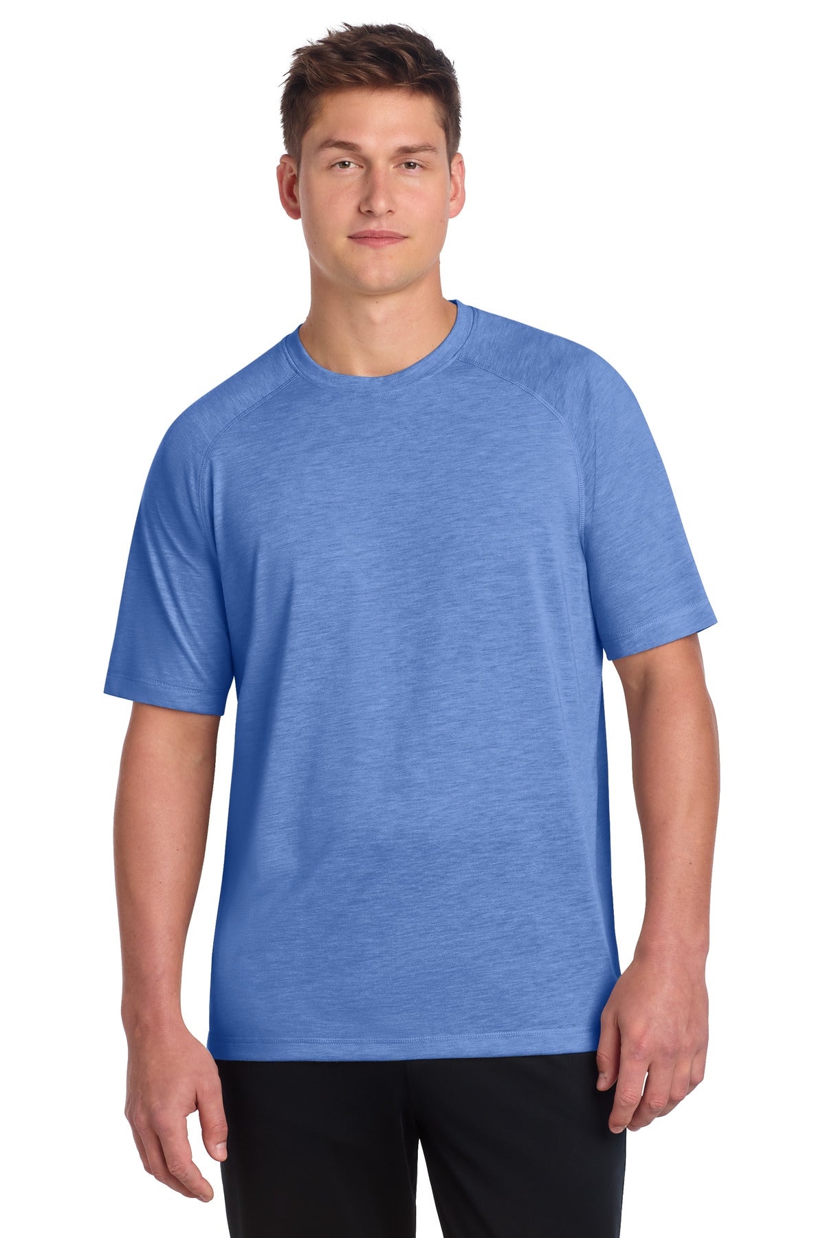 Sport-Tek  ®  PosiCharge  ®  Tri-Blend Wicking Raglan Tee. ST400