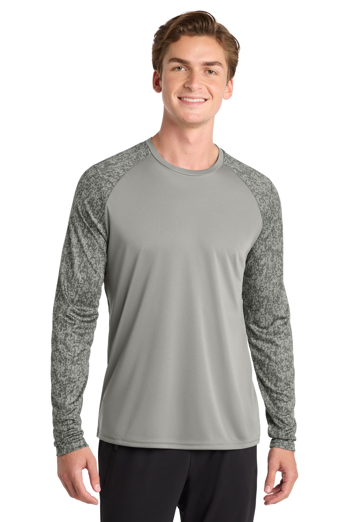 Sport-Tek  ®  Long Sleeve Digi Camo Tee. ST460LS