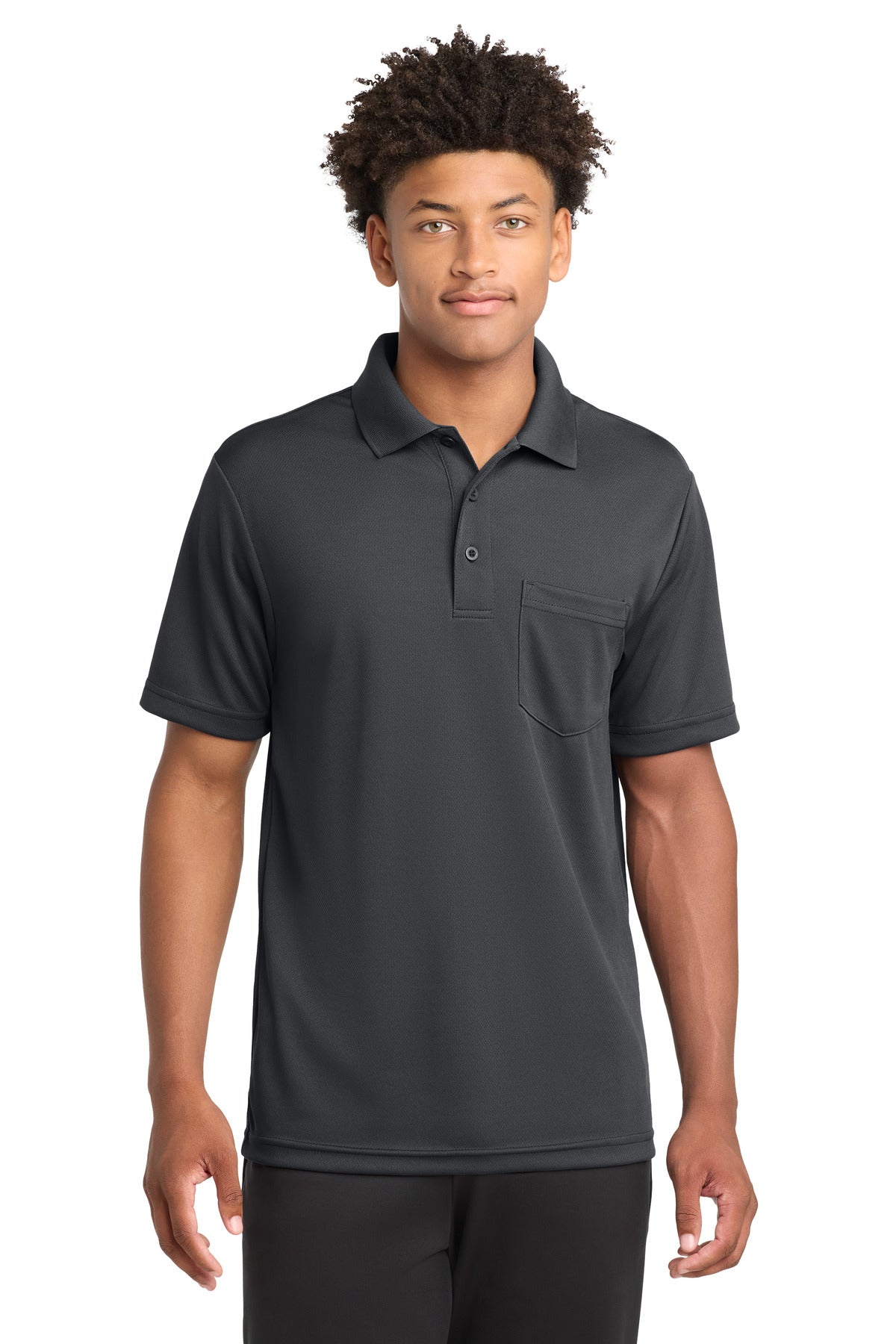 Sport-Tek  ®  PosiCharge  ®  RacerMesh  ®  Pocket Polo. ST640P