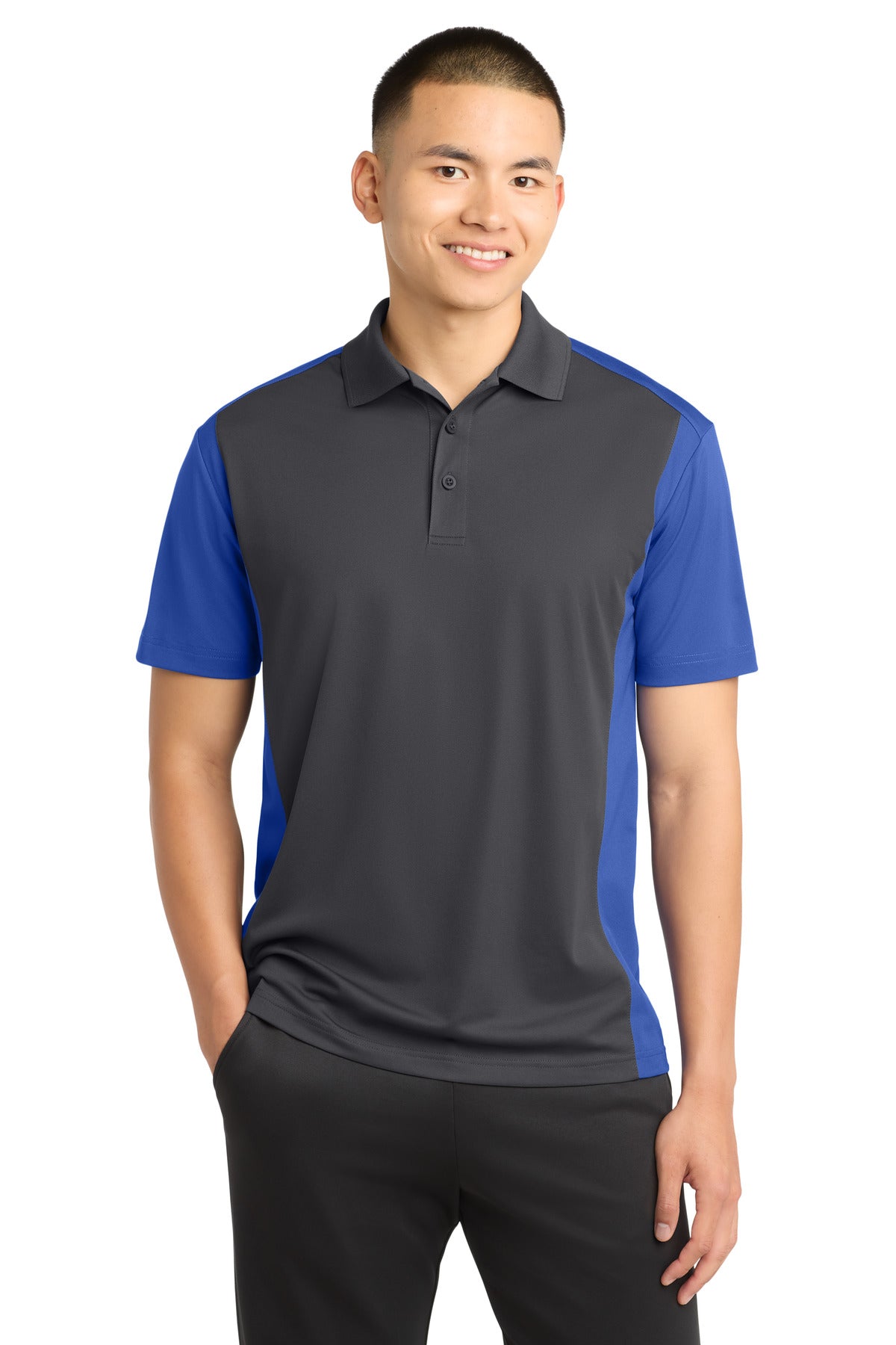 Sport-Tek ®  Colorblock Micropique Sport-Wick ®  Polo. ST652