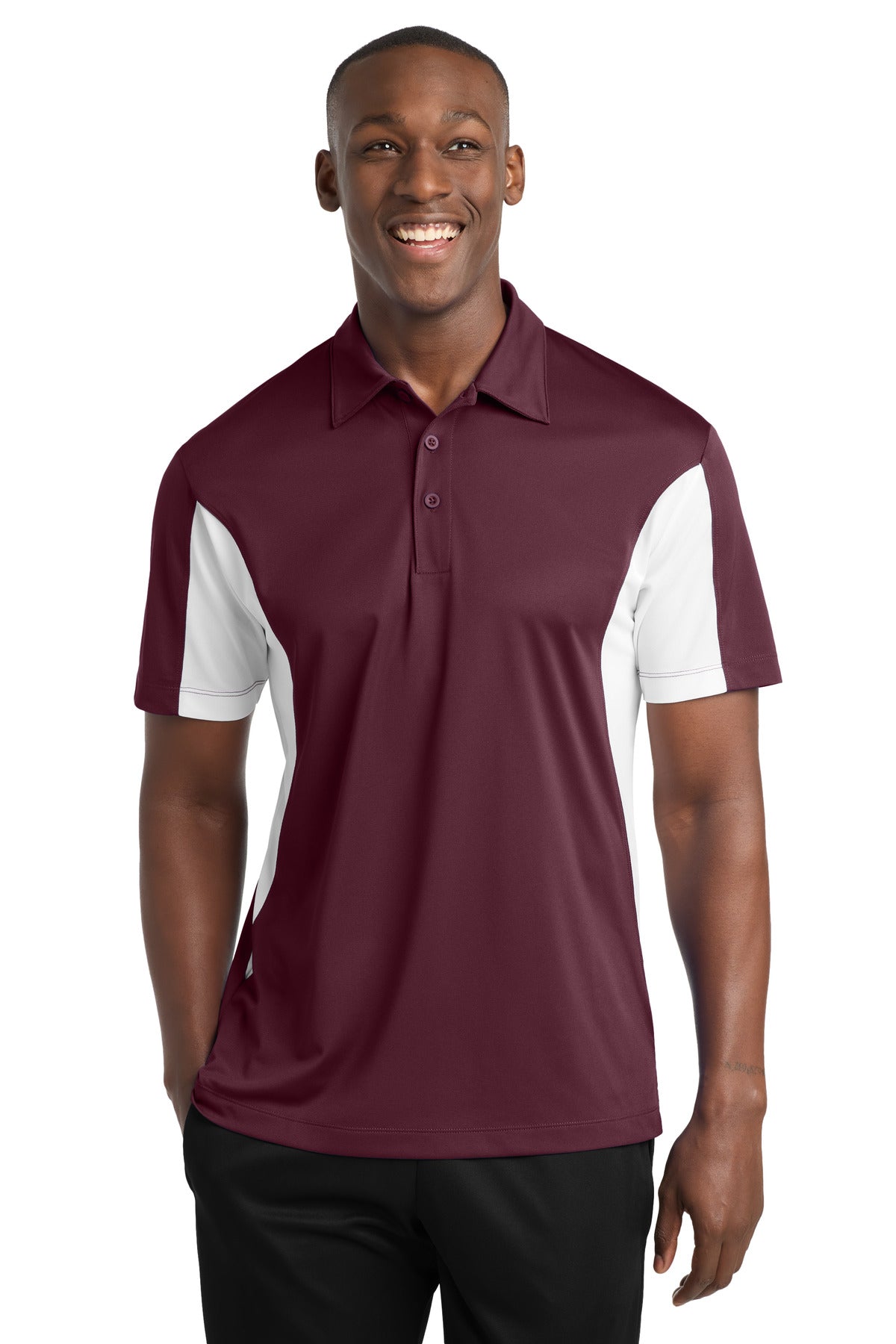 Sport-Tek ®  Side Blocked Micropique Sport-Wick ®  Polo. ST655
