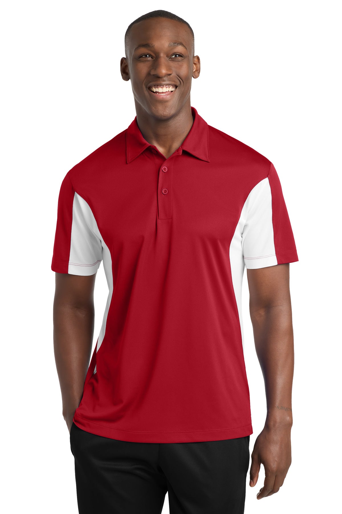 Sport-Tek ®  Side Blocked Micropique Sport-Wick ®  Polo. ST655