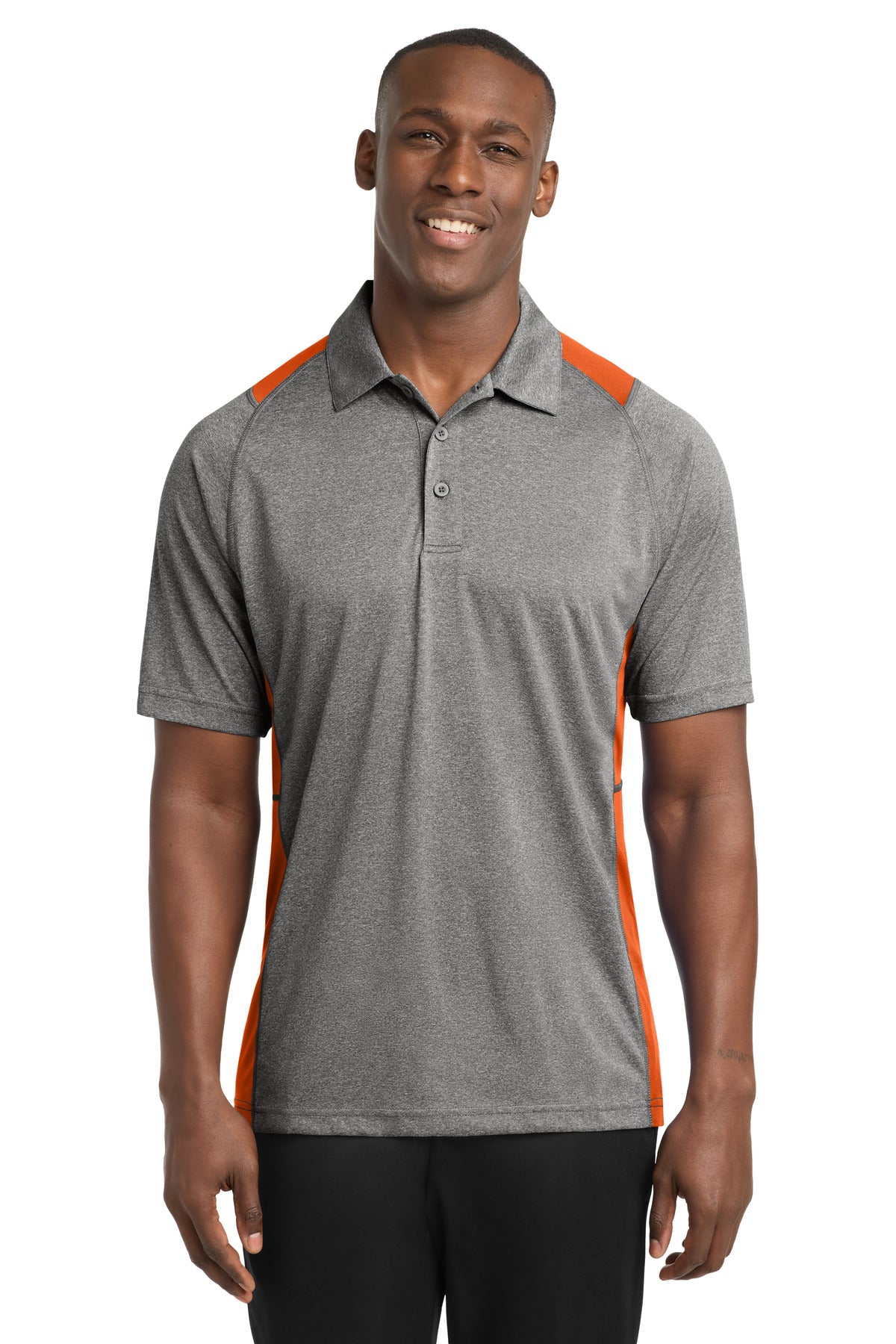 Sport-Tek ®  Heather Colorblock Contender ™  Polo. ST665